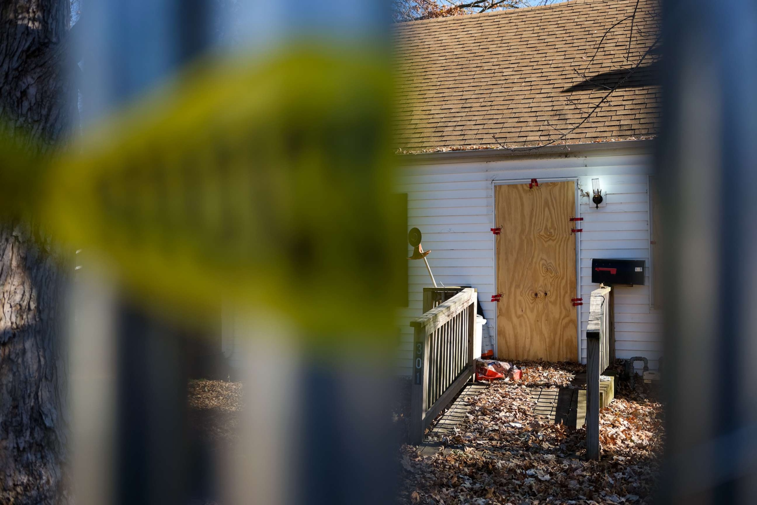 PHOTO: In this Nov. 21, 2022, file photo, the home of Timothy Haslett is shown in Excelsior Springs, Missouri.