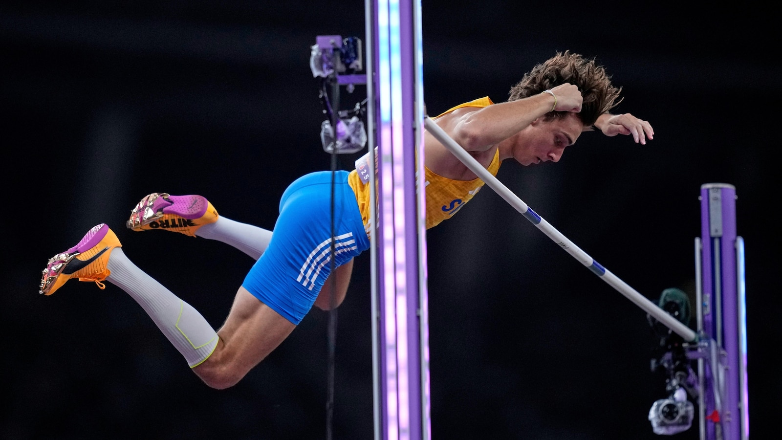 Duplantis breaks pole vault world record for 14th time to capture third world championship title