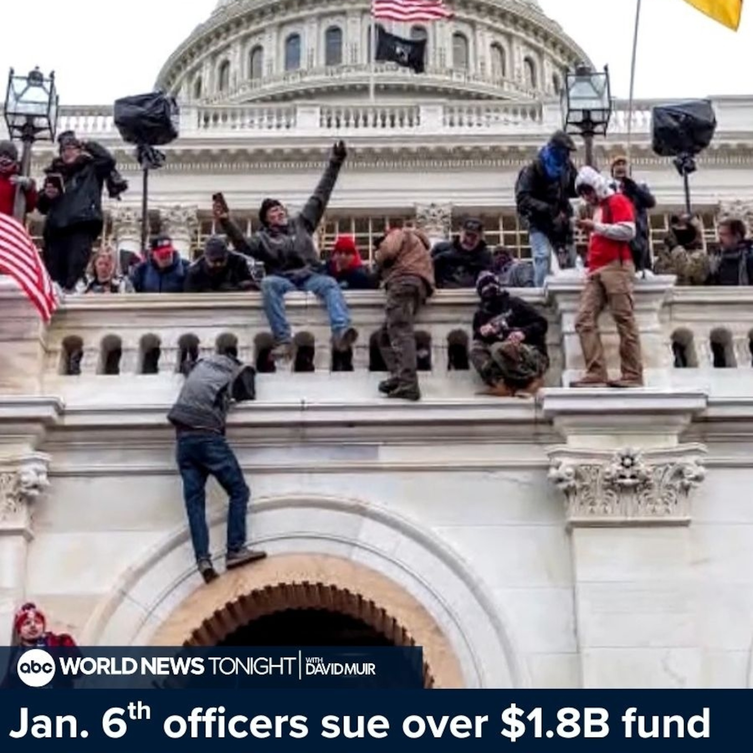 Video Jan. 6 officers sue over Trump's $1.8 billion Trump's Anti