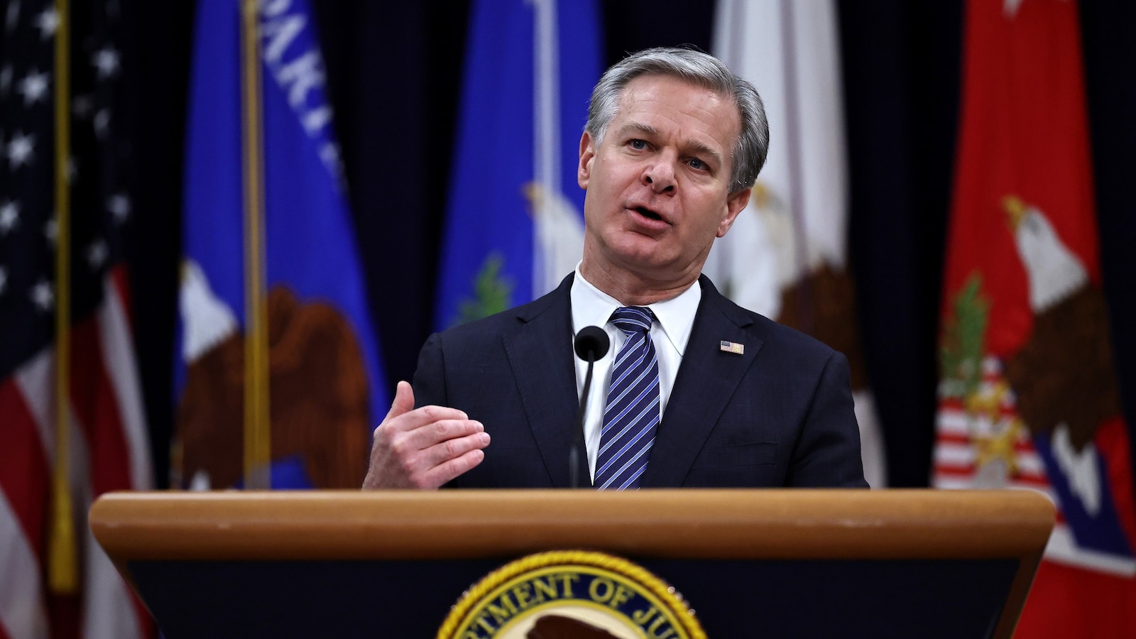 Trump suggests false claims of FBI agents' involvement in Jan. 6 warrants investigation of former director Wray