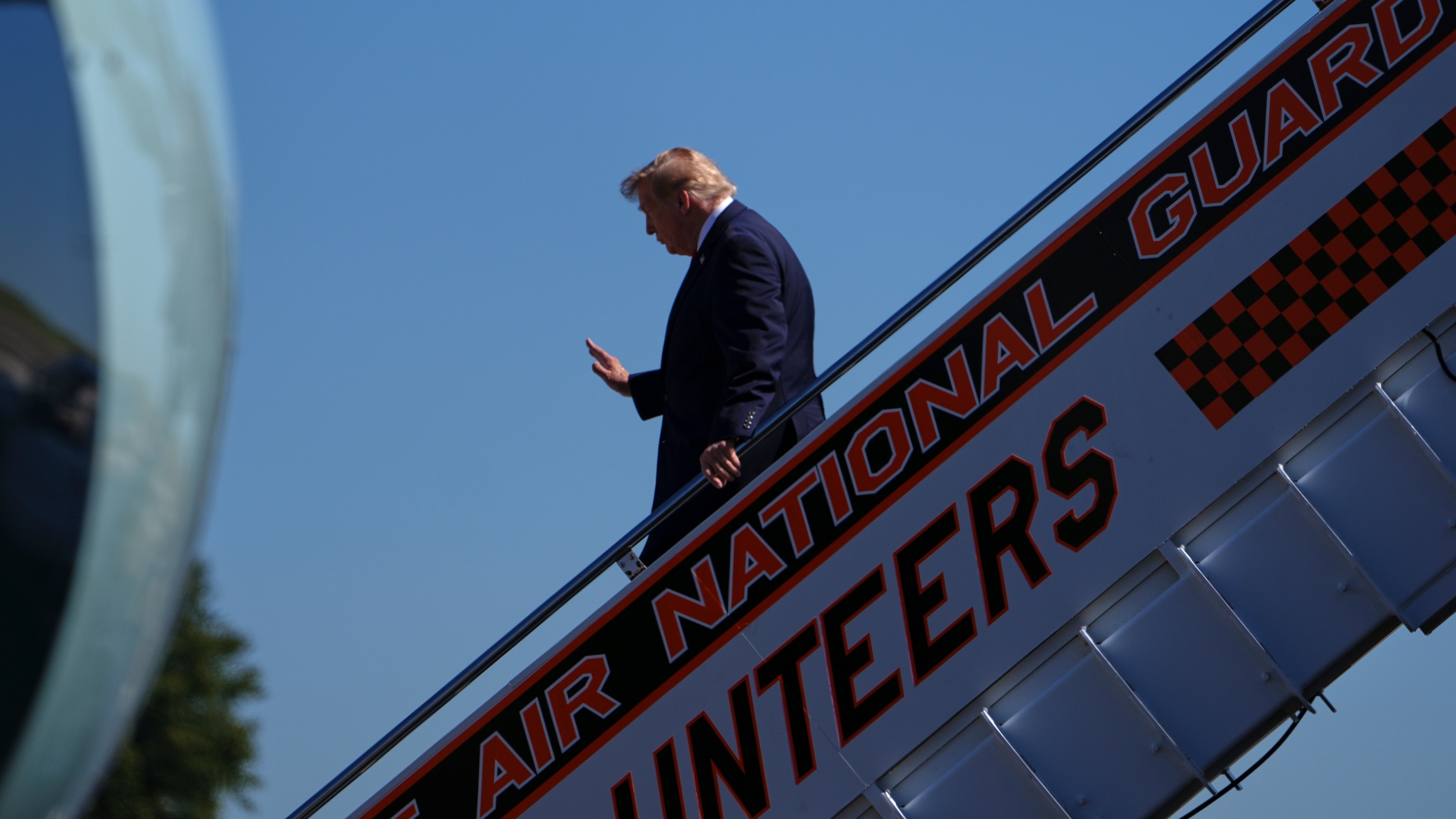CNN says it was left off Air Force One for Trump's Saturday trip