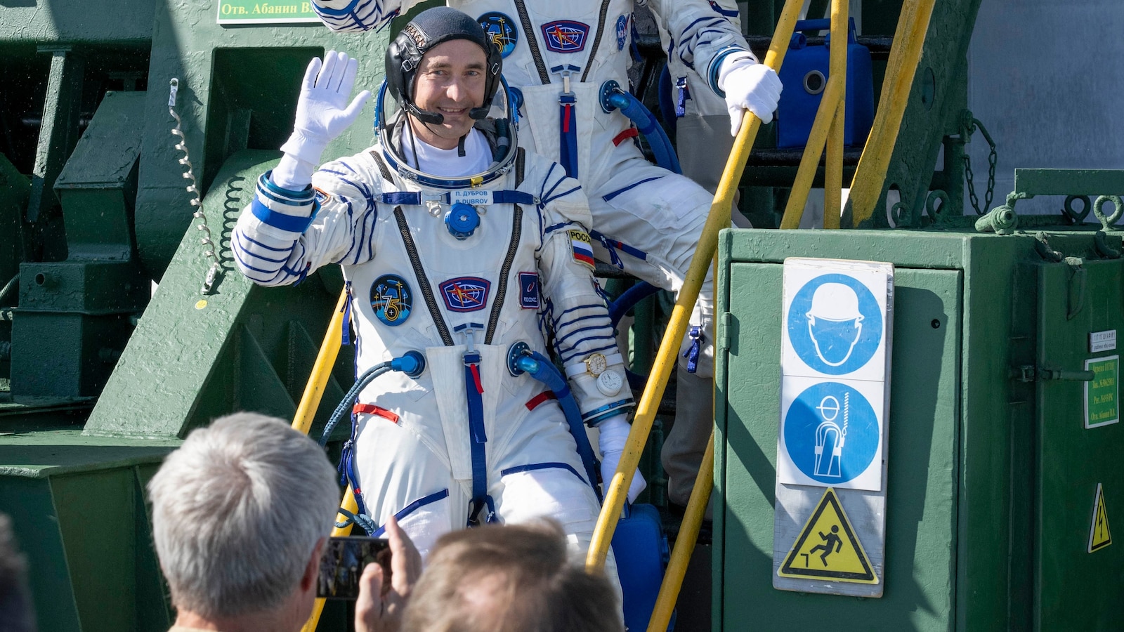 US-Russian crew arrives at the International Space Station for 8-month mission