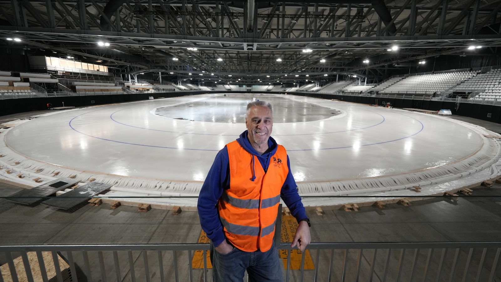 Canadian ice master makes Olympic history with the Games' 1st indoor temporary speedskating rink
