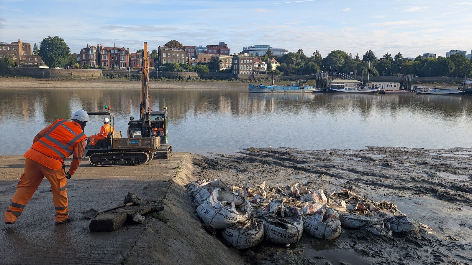 London's 'wet wipe island' gets bulldozed in historic Thames clean-up operation