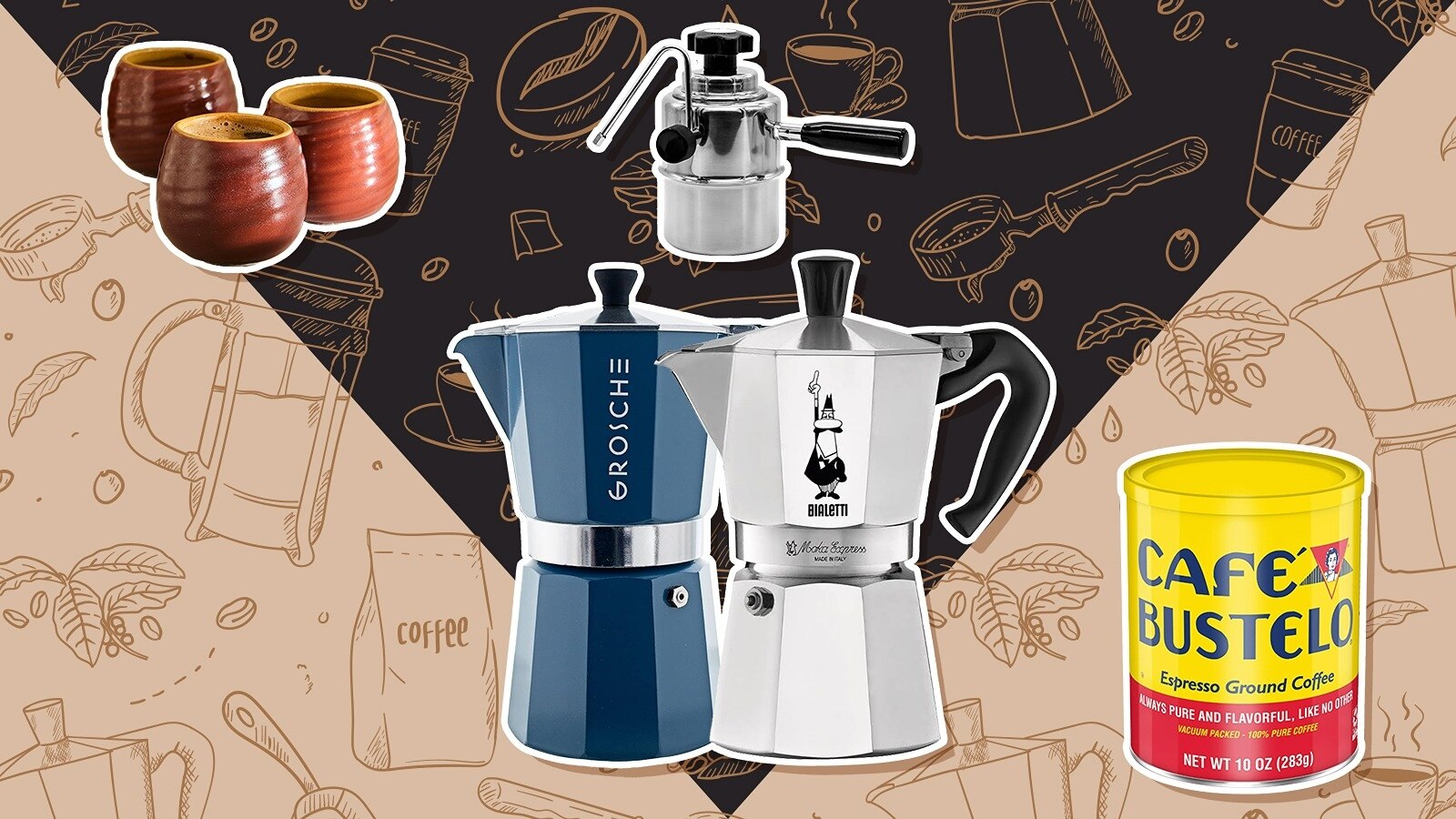 Shop traditional espresso makers