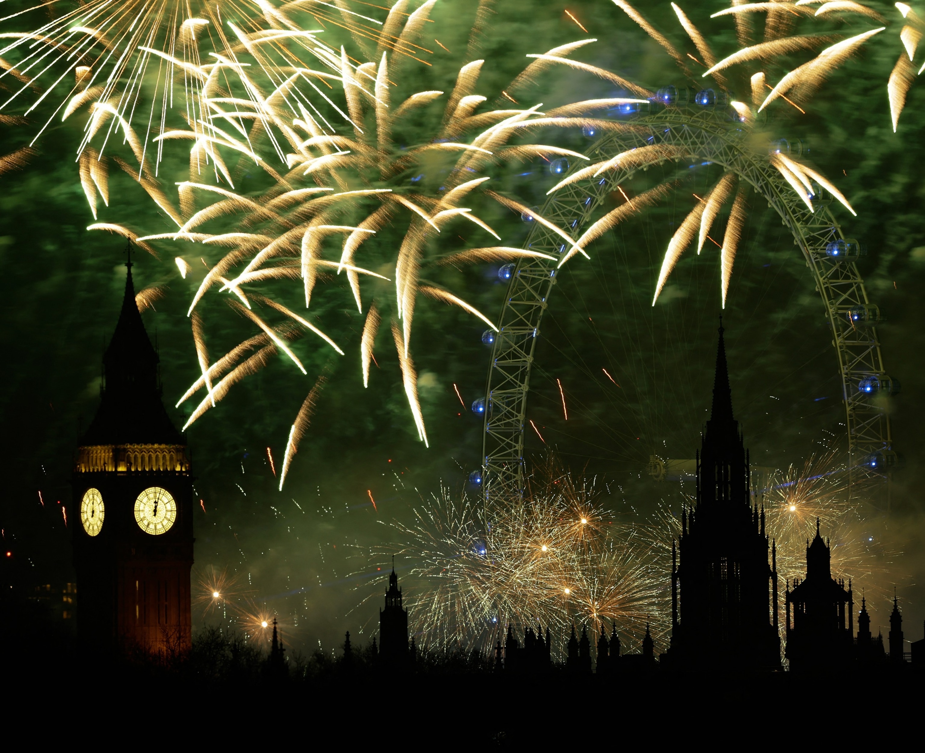 PHOTO: BRITAIN-NEW YEAR