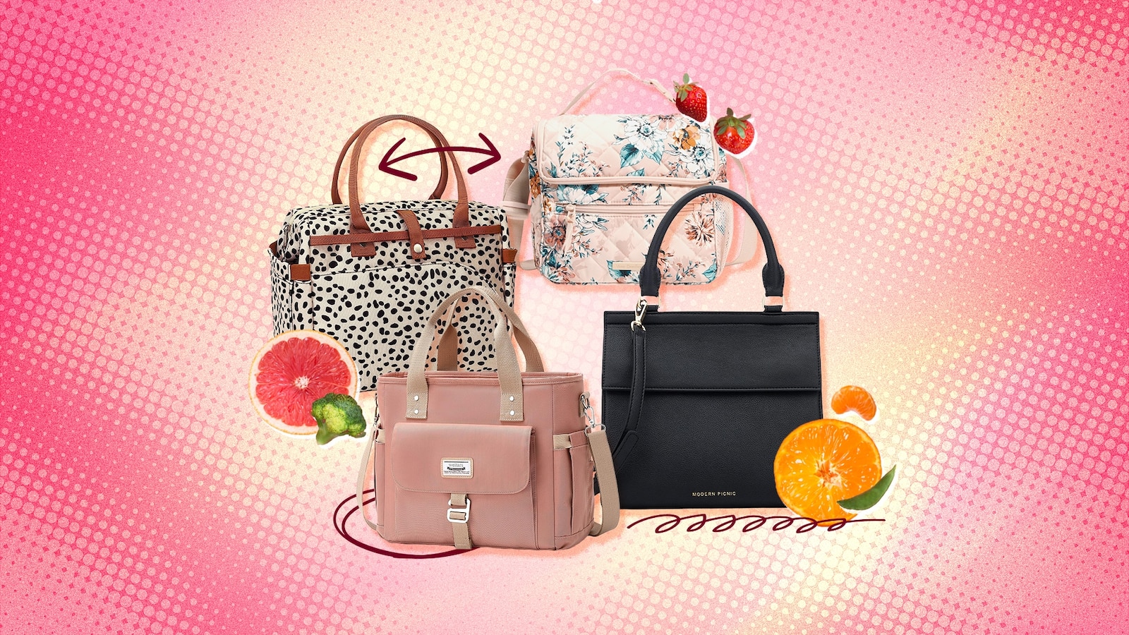 Shop stylish lunch bags for women.