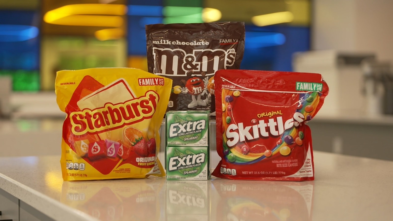 Some of the country's most recognizable candies are getting a makeover.

Starting Thursday, new versions of M&M's, Skittles and Starburst made without artificia