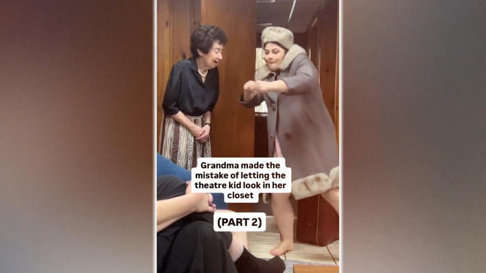 WATCH: Grandma's closet inspires young actress