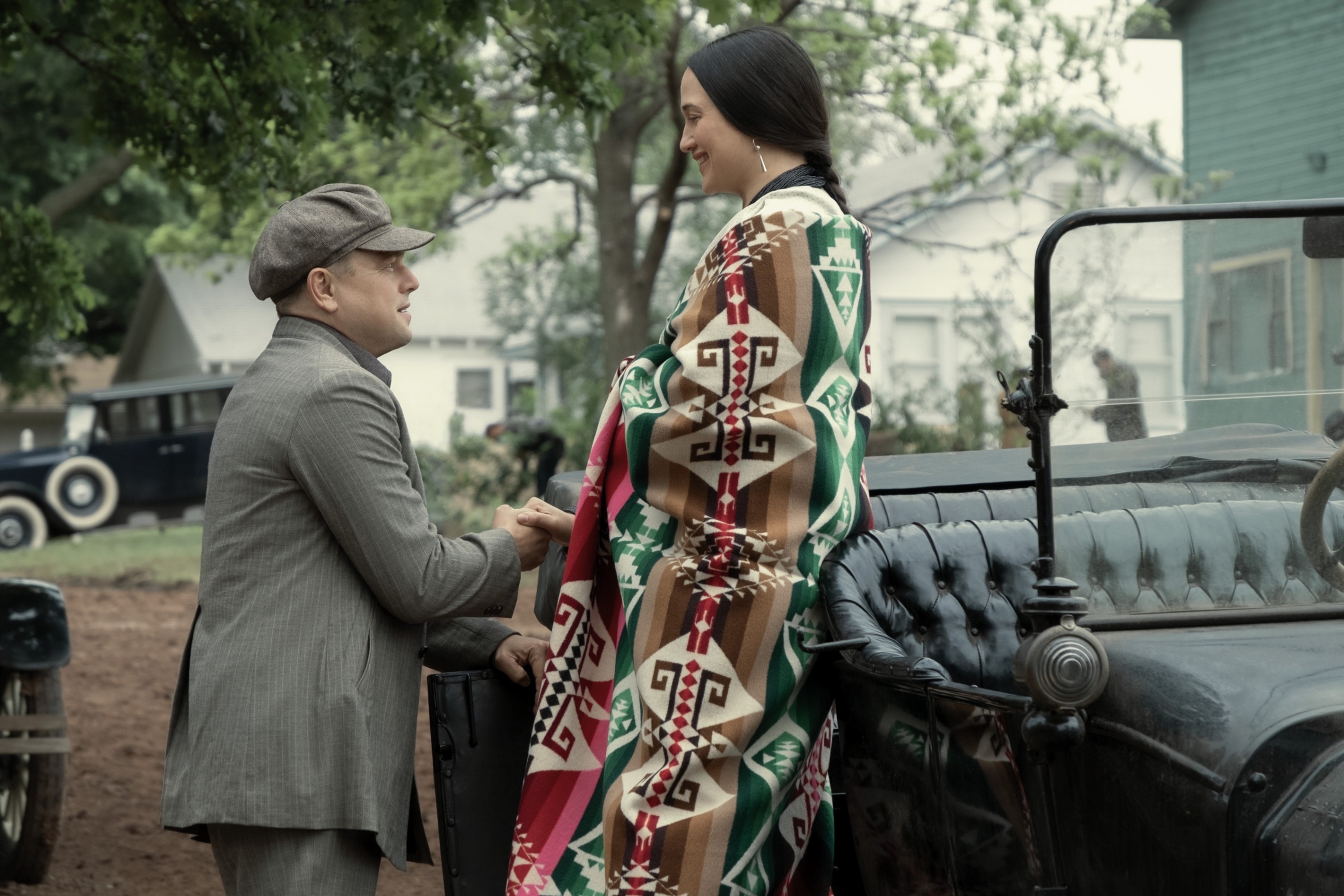 PHOTO: Leonardo DiCaprio and Lily Gladstone in 