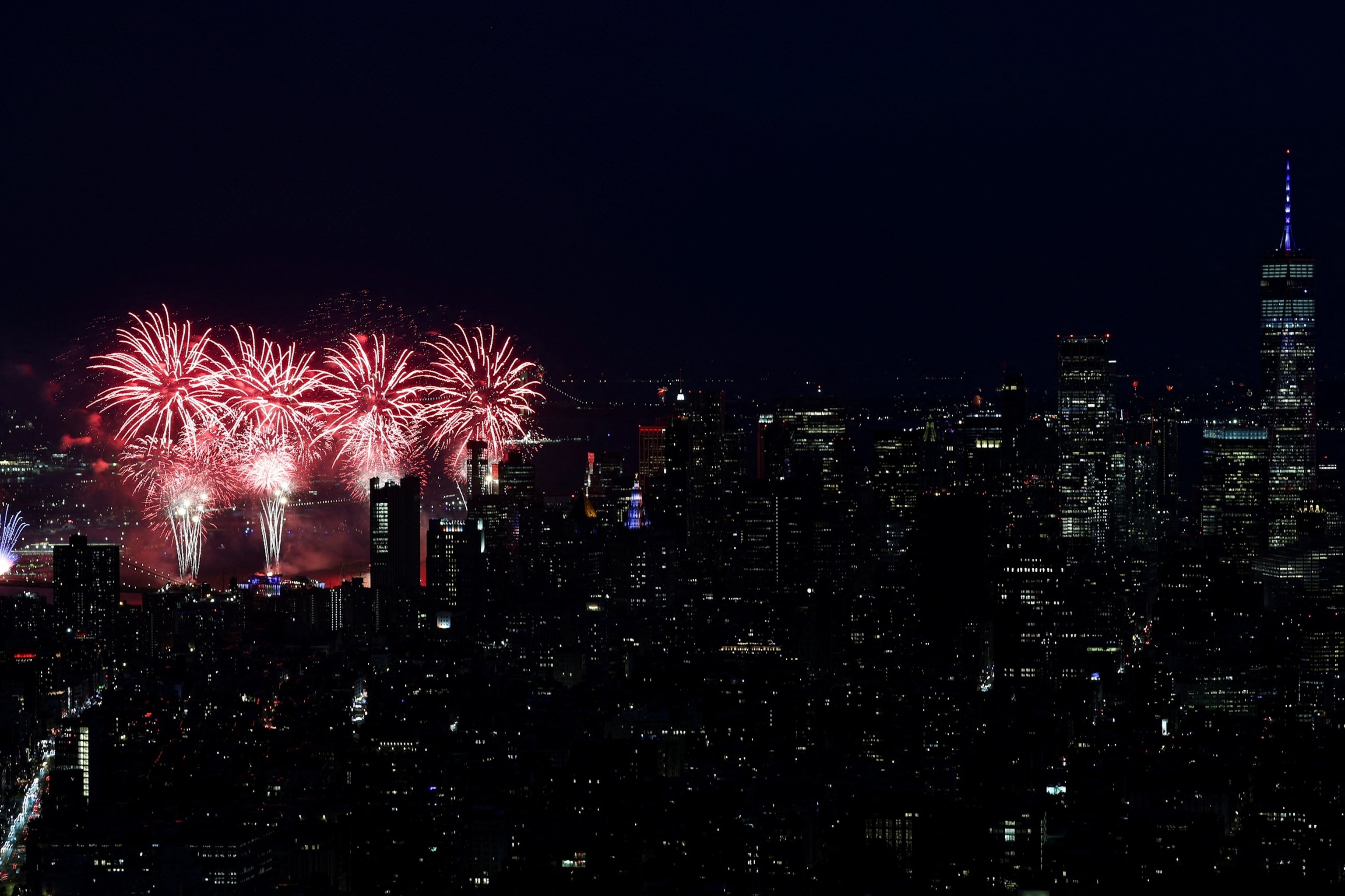 PHOTO: The United States celebrates its 250th anniversary on Independence Day in New York City