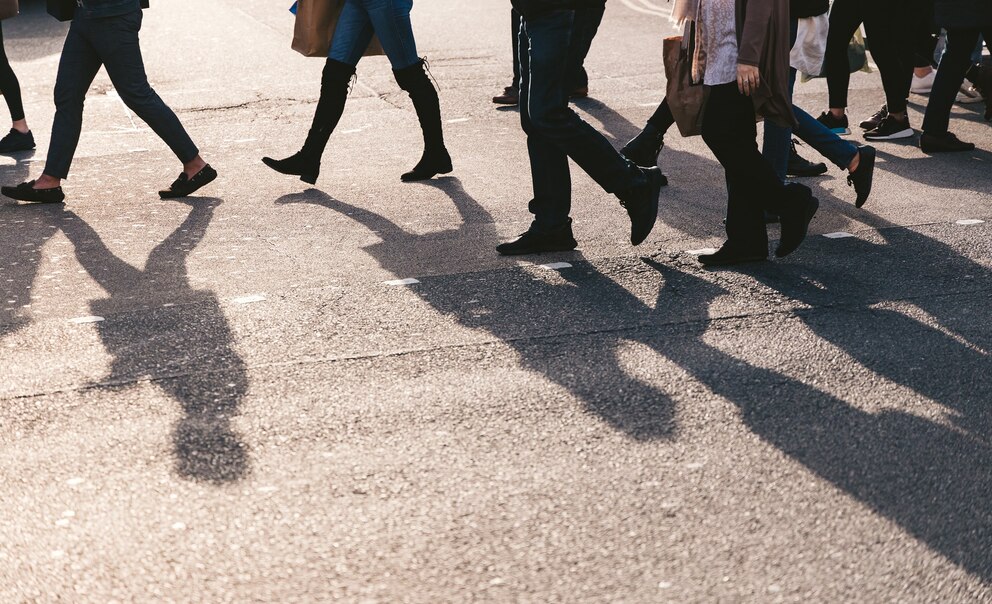 PHOTO: People walk in a city in an undated stock photo.