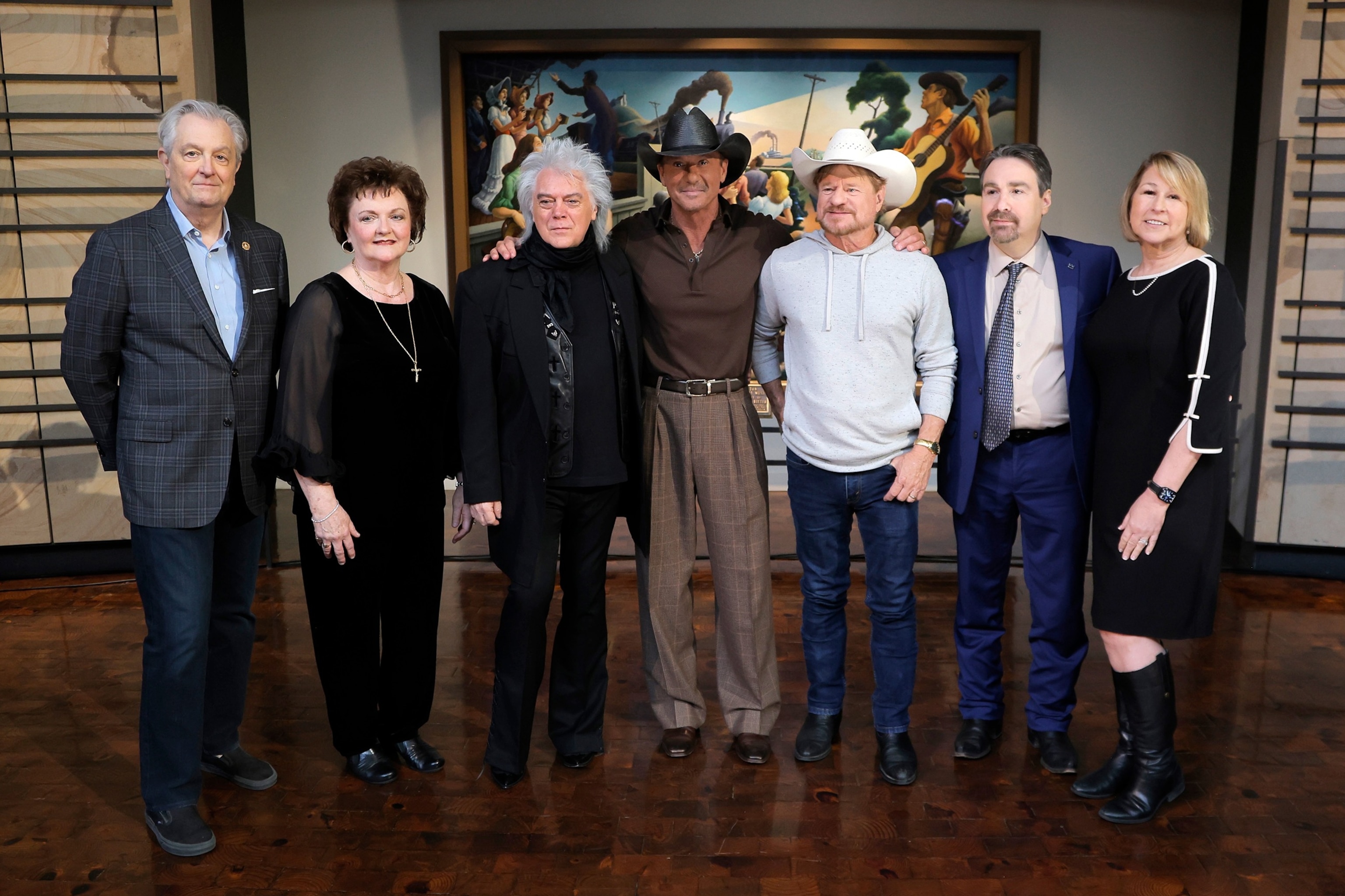 PHOTO: Country Music Hall Of Fame Inductee Press Conference