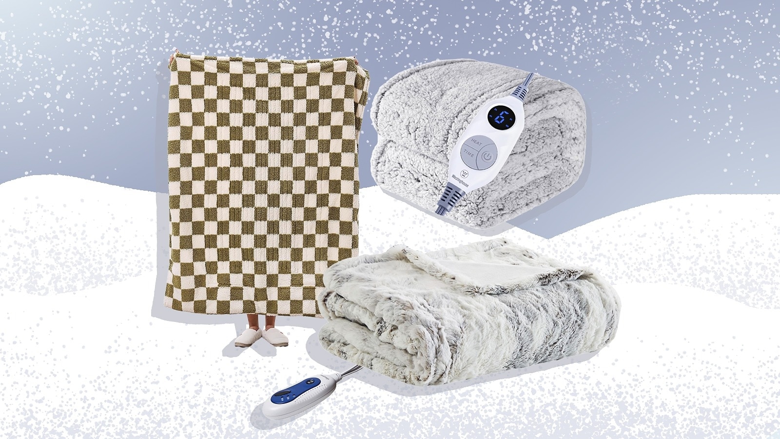 Shop heated blankets for winter.