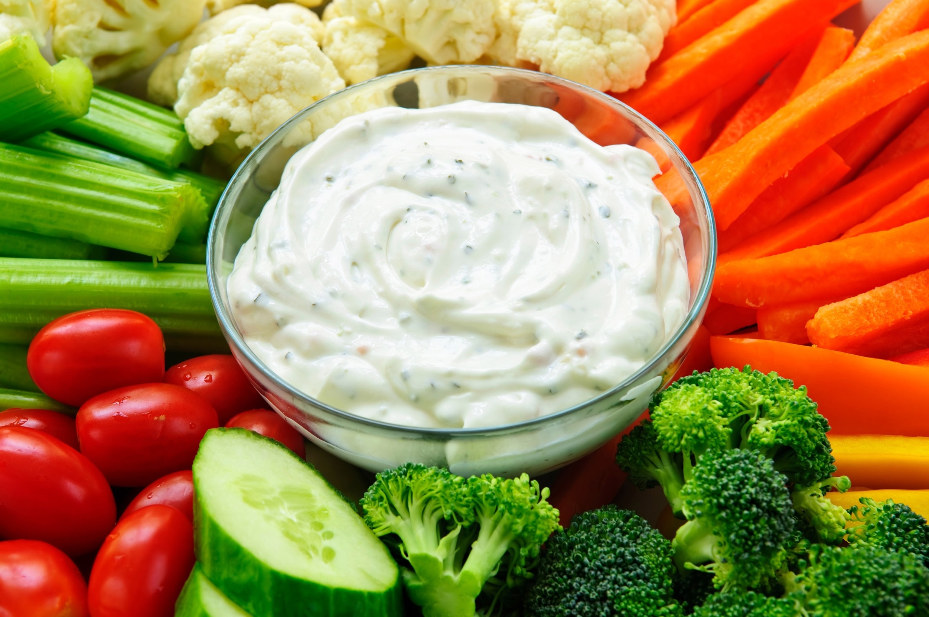 PHOTO: Vegetables and dip