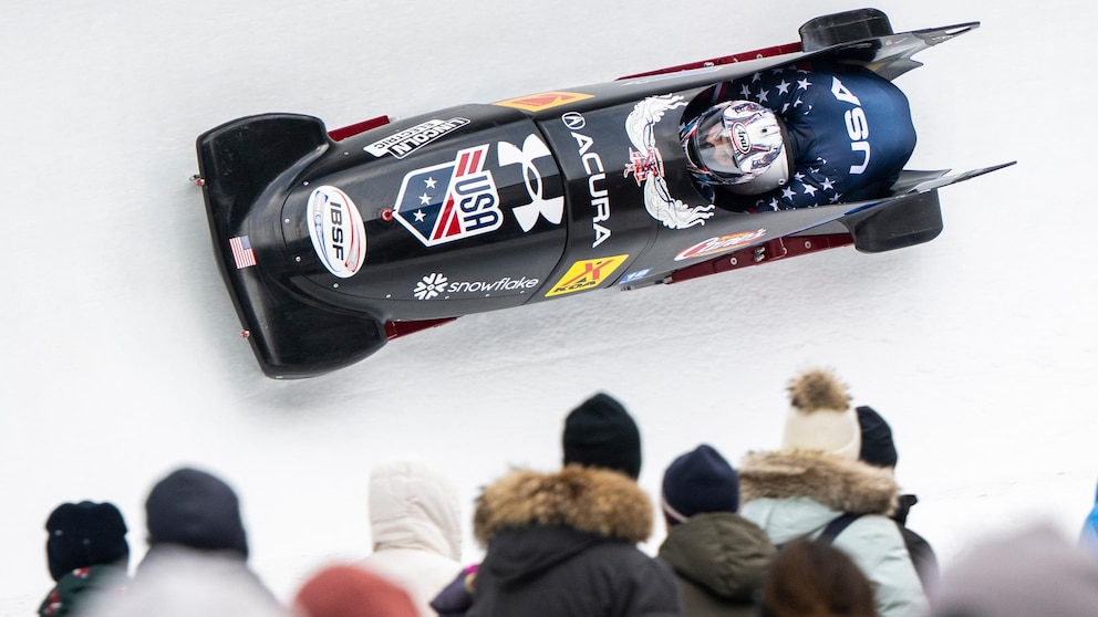 US bobsledder Kris Horn survives solo ride after teammates fail to get