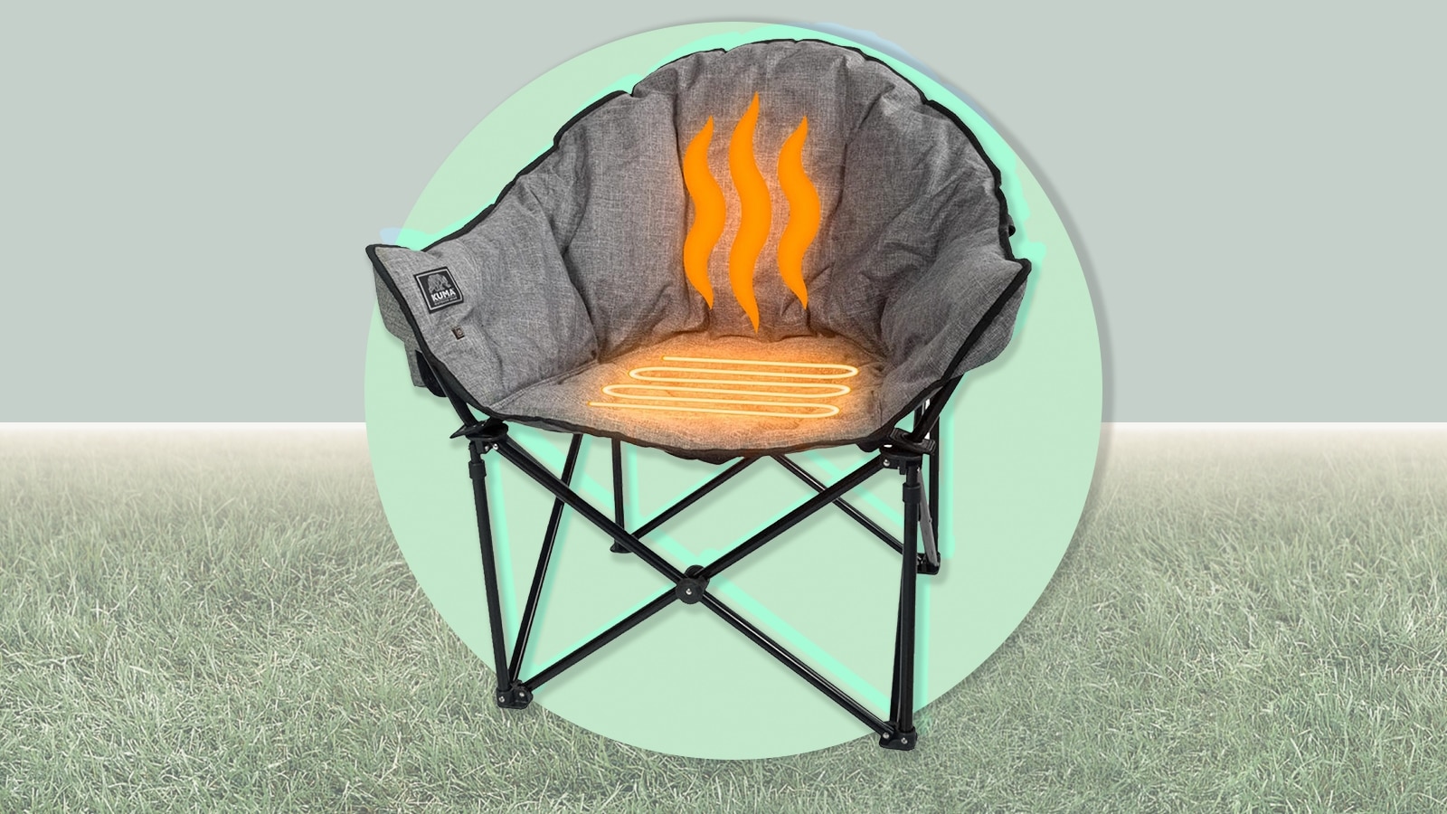 Shop Kuma Outdoor Gear Lazy Bear Heated Chair with Carry Bag