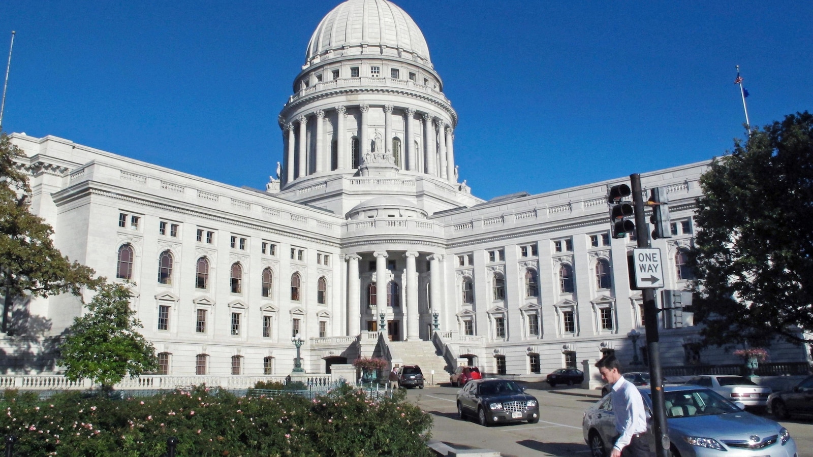 Wisconsin Republican leader says he doesn't want to 'fortify' the state Capitol