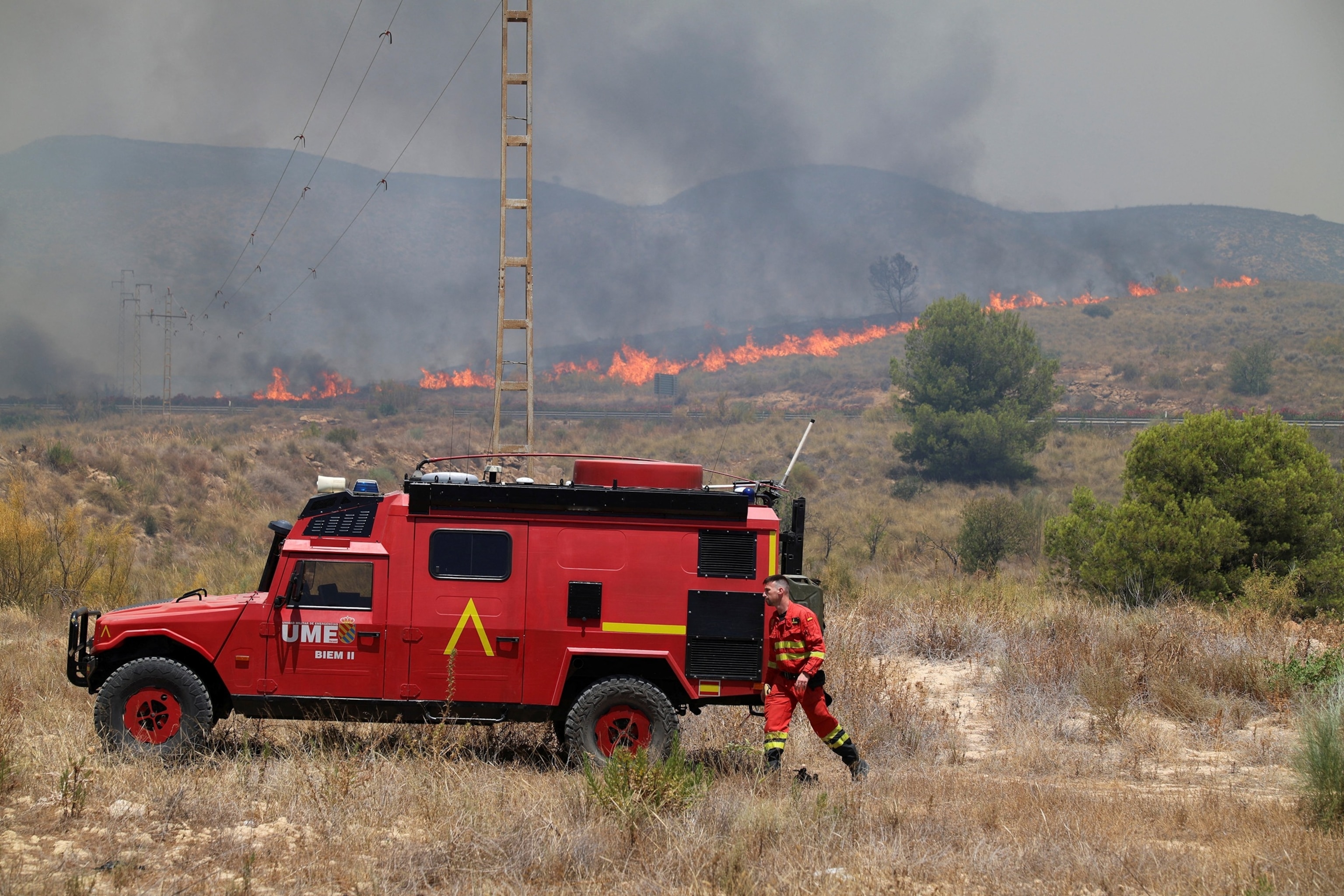 PHOTO: Wildfire in Almeria