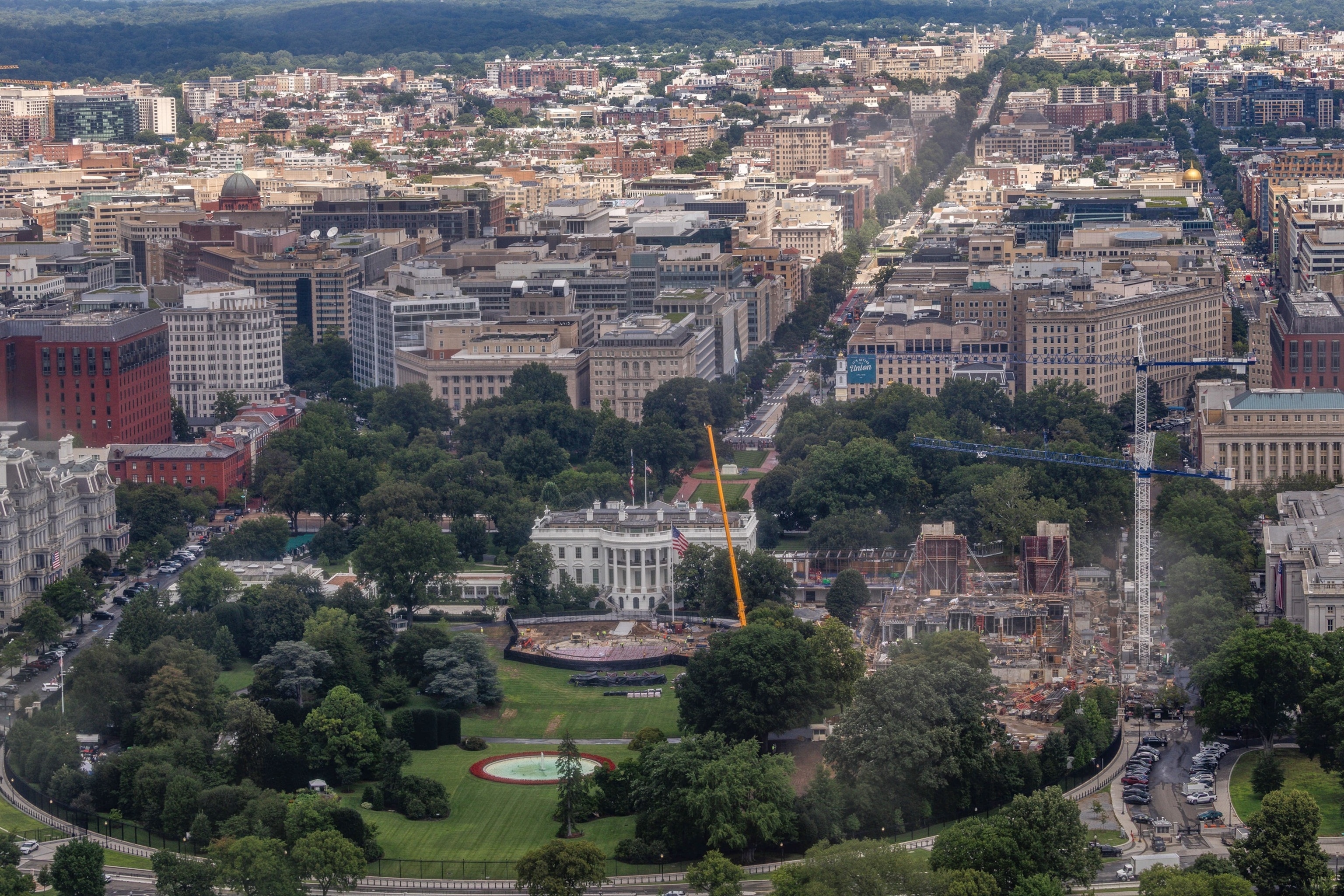 PHOTO: White House Construction