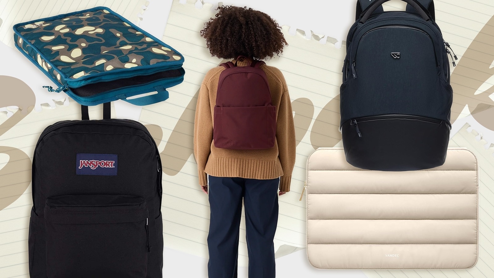 Shop backpacks and laptop sleeves for back-to-school season