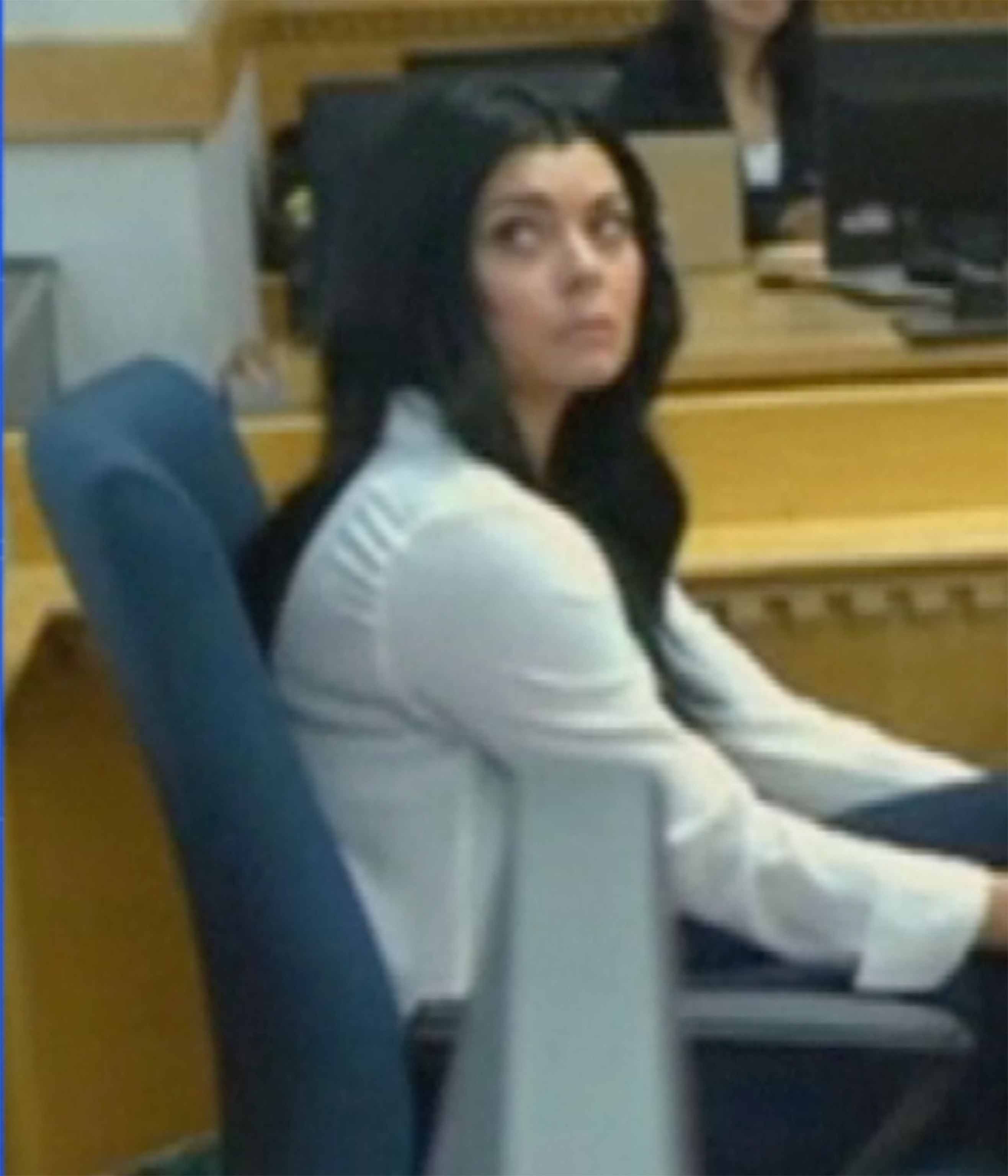 PHOTO: Officer Jordan Steinke in court in Weld County, Colorado, on July 25, 2023.