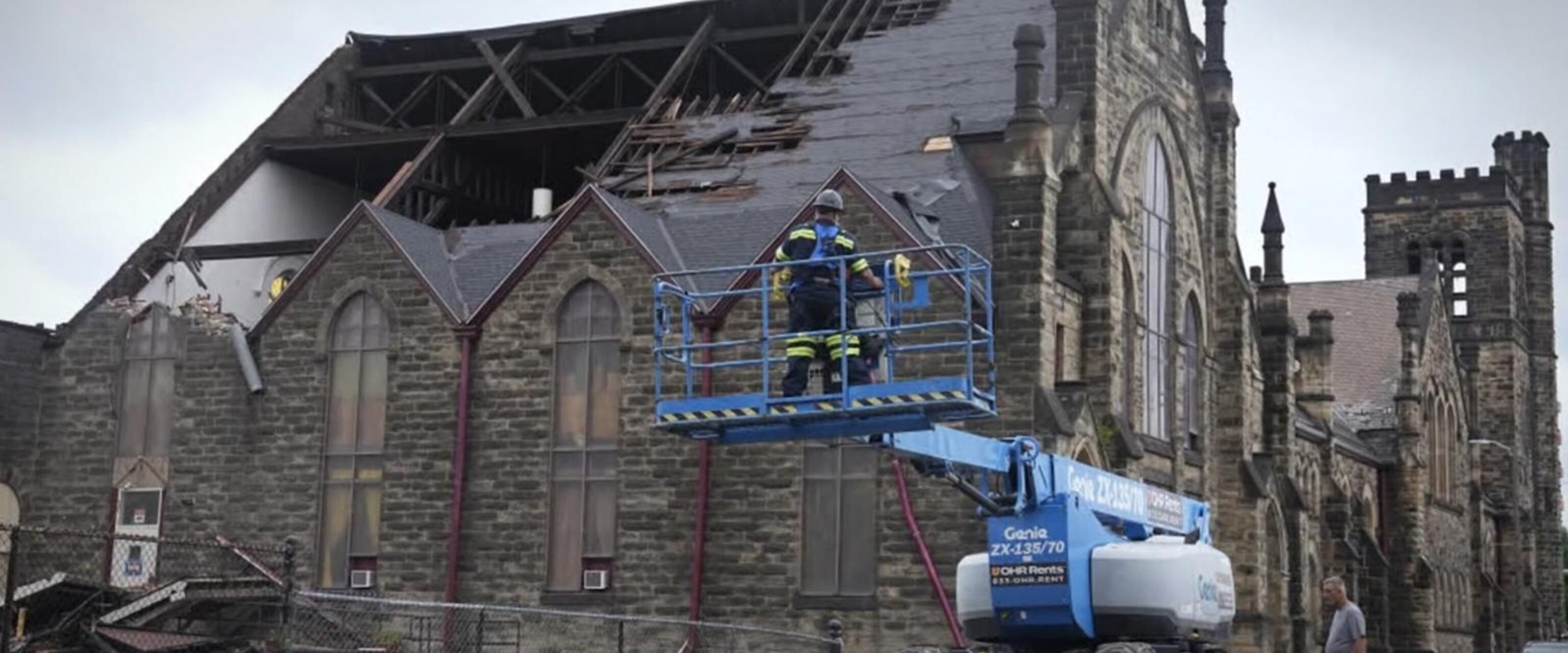 Video Historic church once again opens its doors - ABC News