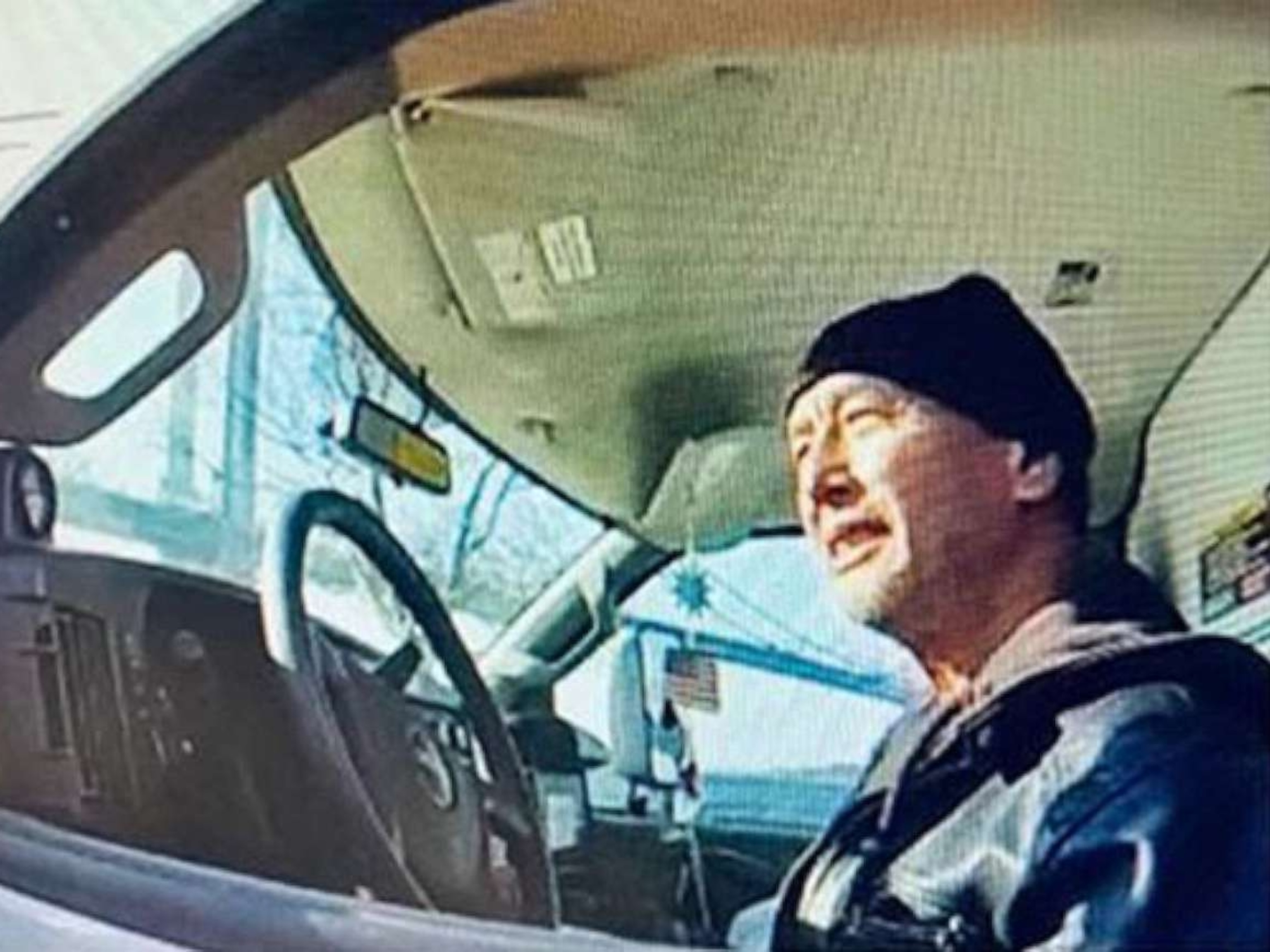 PHOTO: An image obtained by ABC News from an NYPD body camera of suspect Weng Sor in a U-Haul just before his arrest.