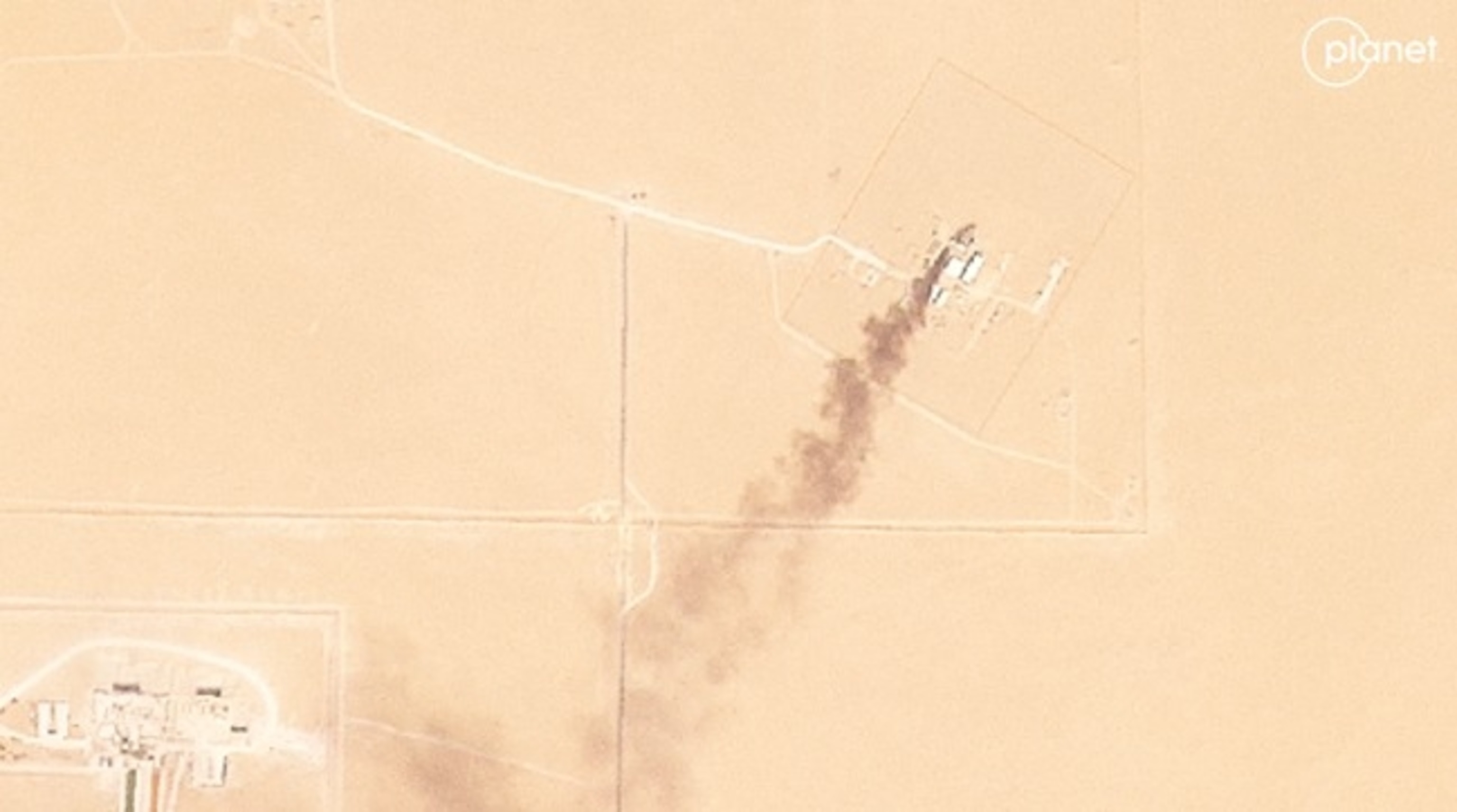 PHOTO: Damage to the Prince Sultan Air Base in Saudi Arabia, which housed an  AN/TPY-2 radar system. 
