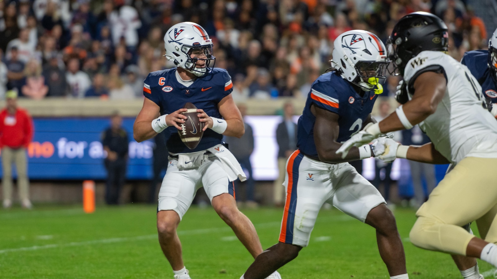 Wake Forest keeps No. 12 Virginia out of end zone in 16-9 win. Cavaliers QB Morris hurt