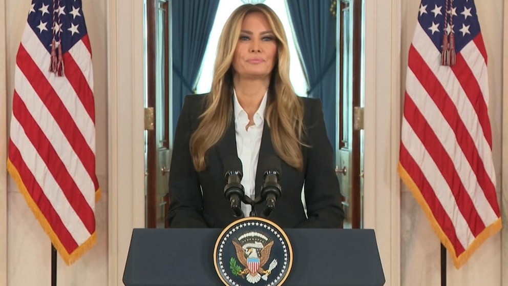 Video Melania Trump says she and Putin communicating about children affected by war