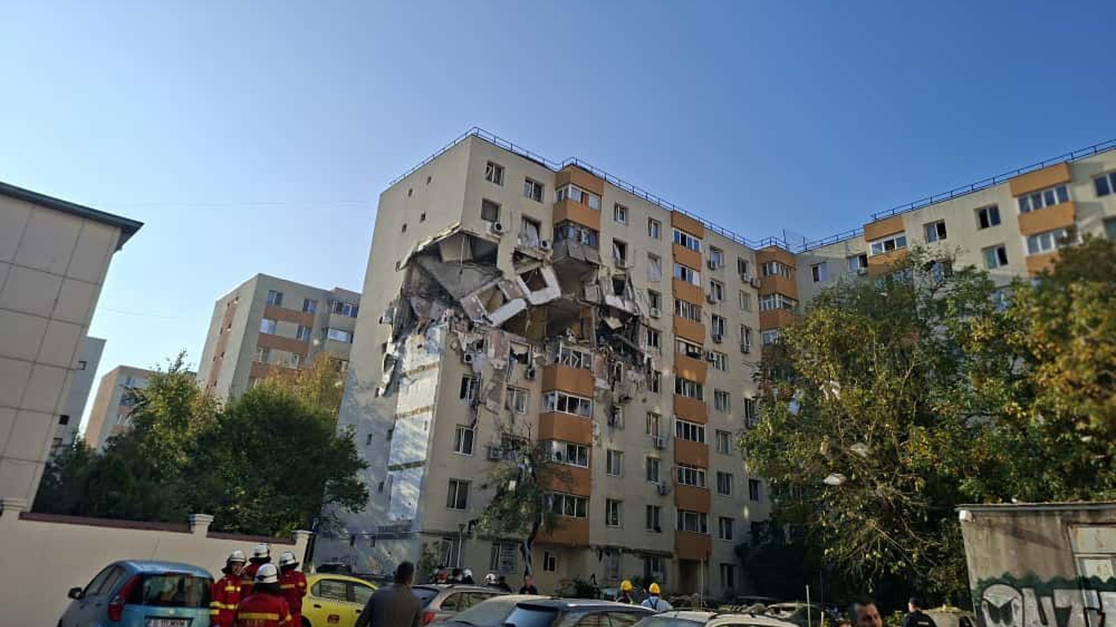 Powerful blast at apartment building in Romania’s capital kills 3 and injures at least 13