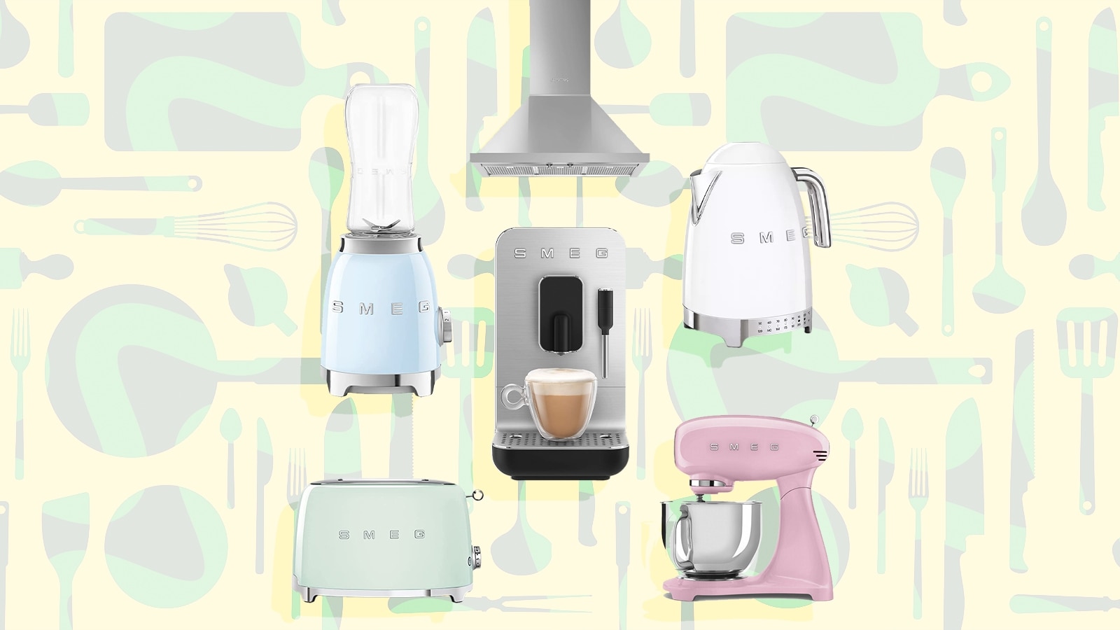 Kitchen appliances from SMEG.