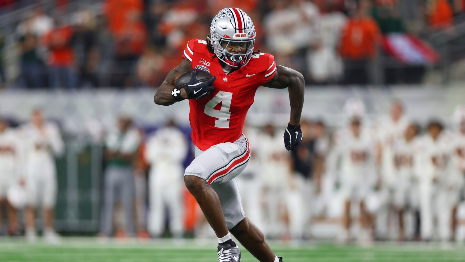 Ohio State and Oregon were 1-2 in The Associated Press Top 25 released Monday, giving the Big Ten Conference the top two teams in the preseason rankings for the