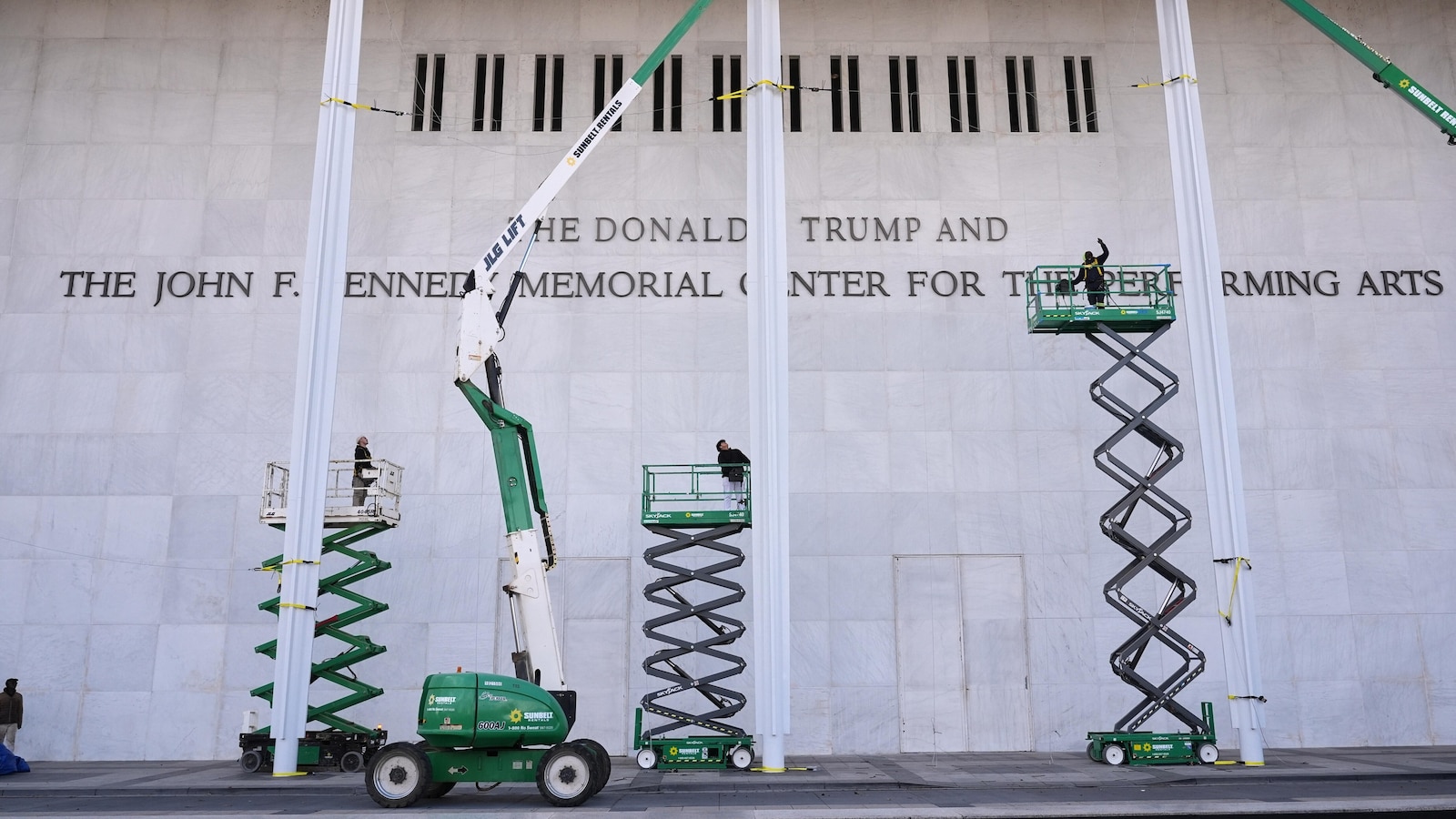 Trump may have his name on the building but it's still the Kennedy Center to Congress