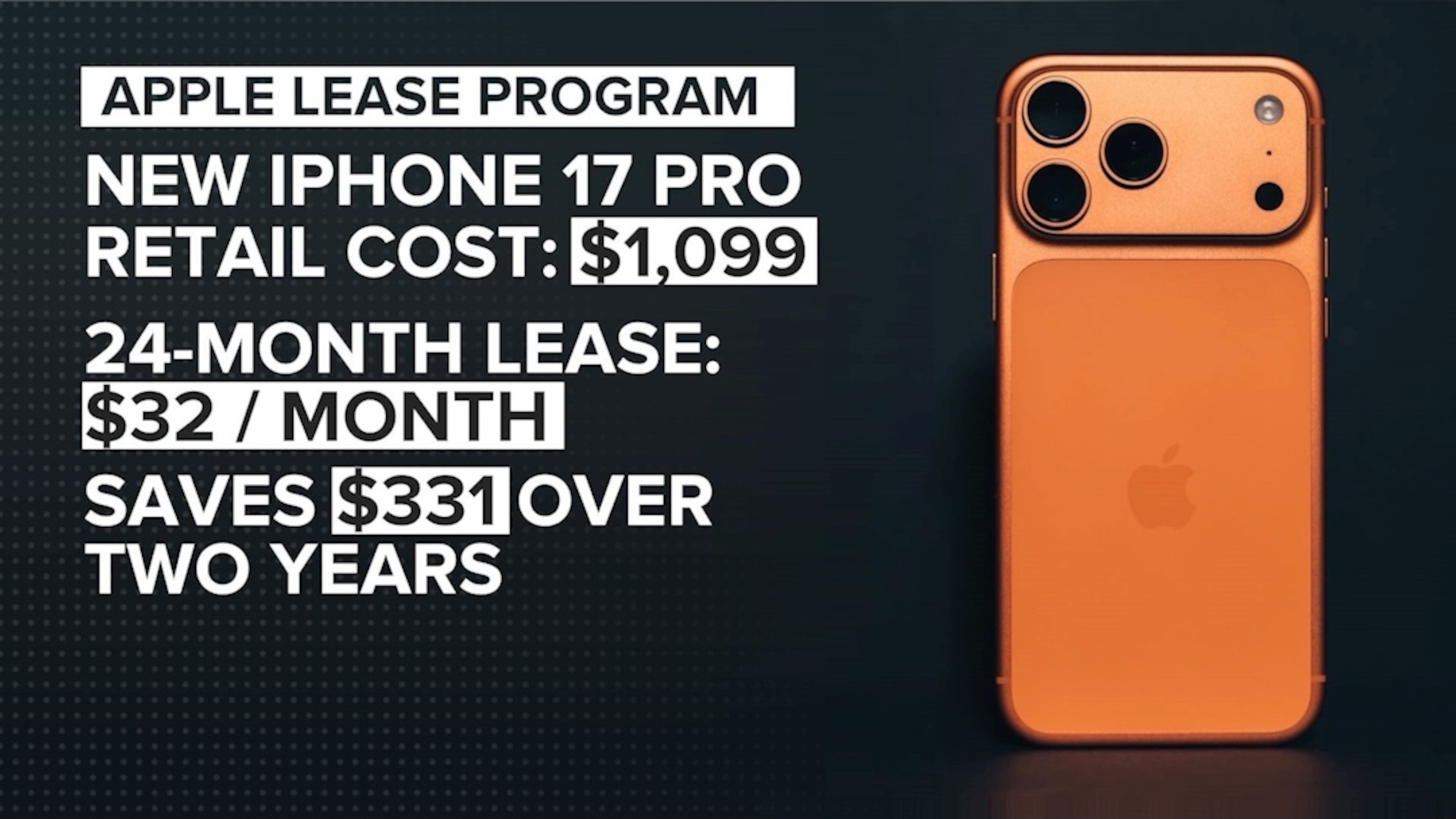 Apple has launched a new program that allows customers to lease its devices.
