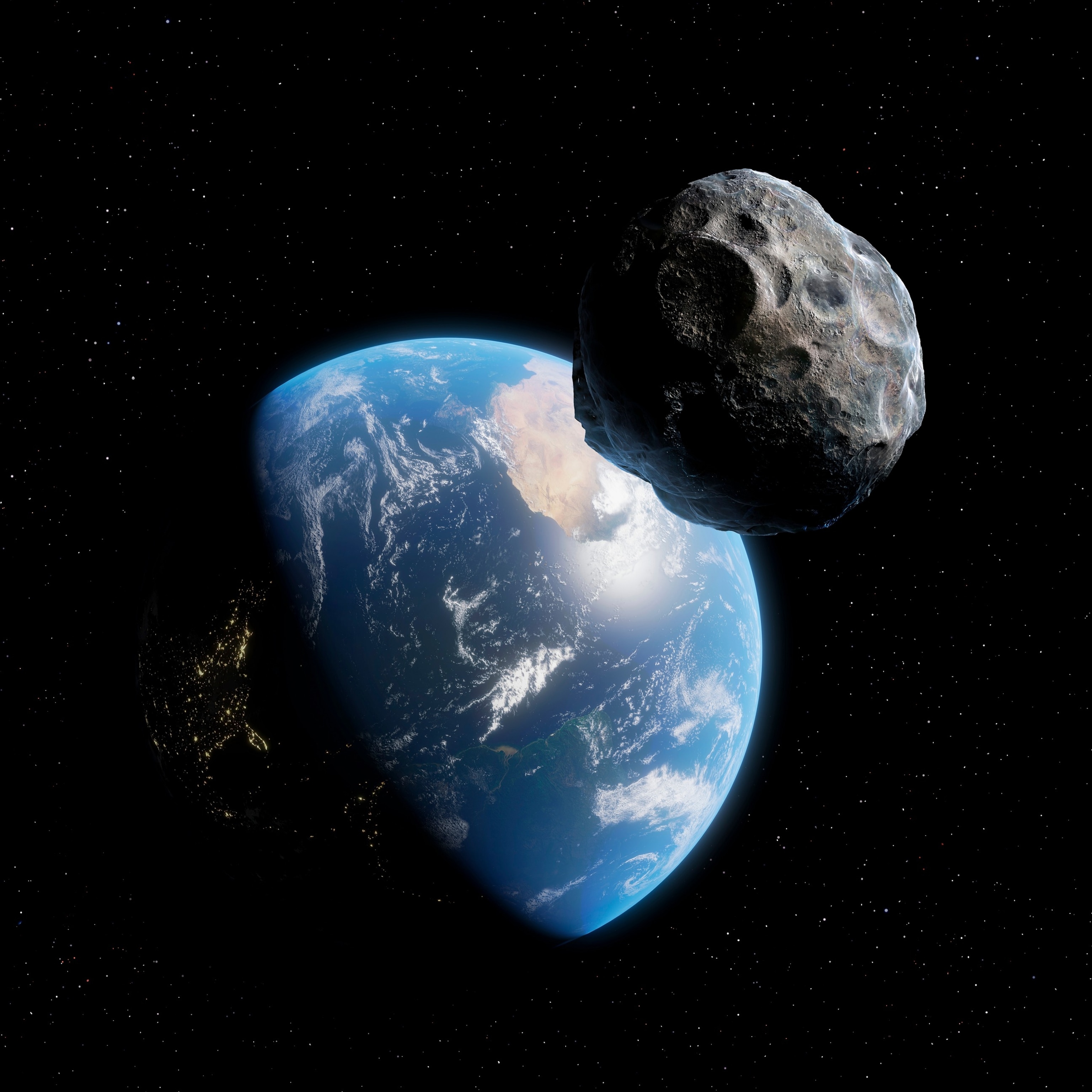 PHOTO: An asteroid approaching Earth