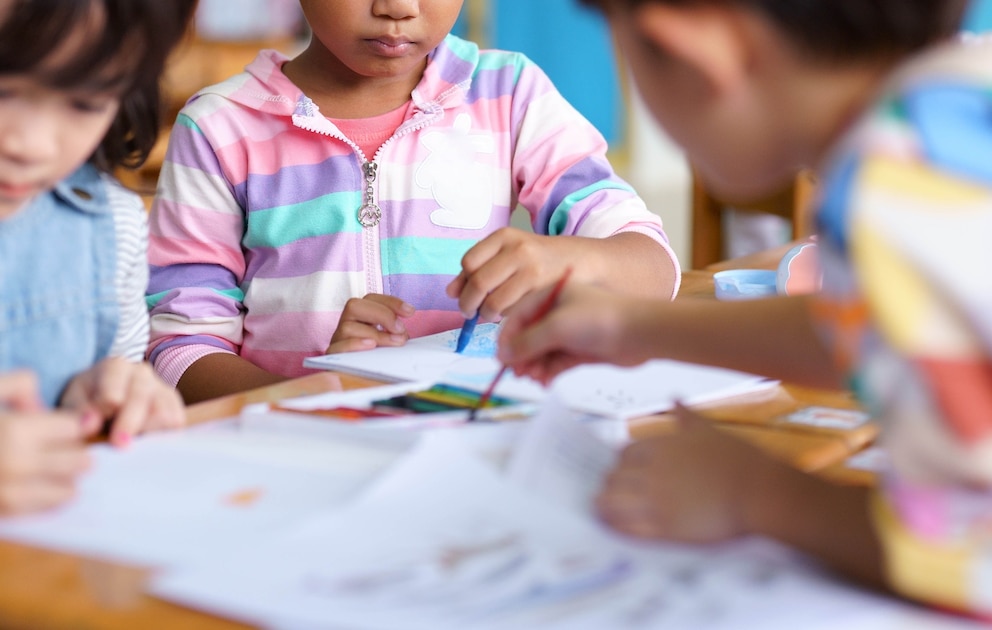 PHOTO: A group of preschool children in a classroom in an undated stock photo. 