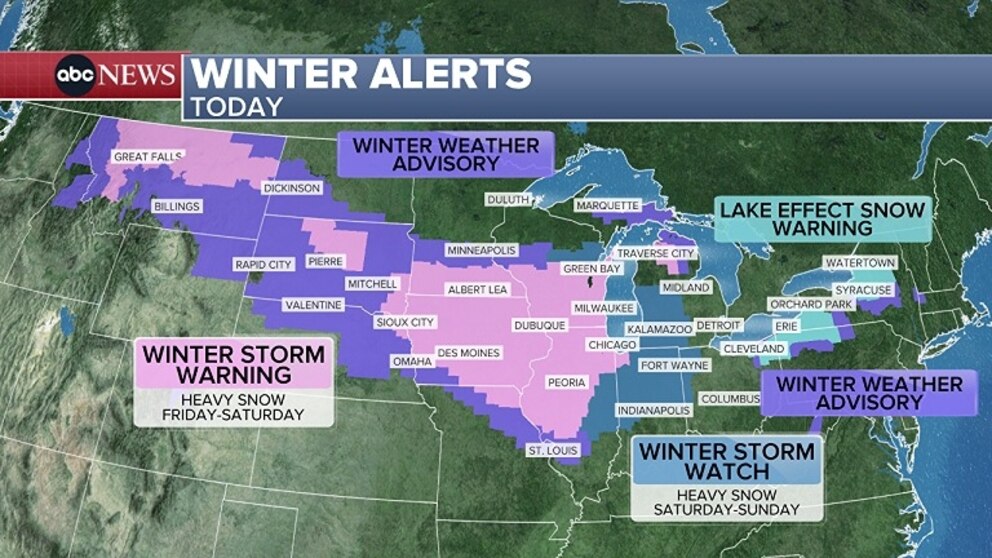 PHOTO: Winter Alerts today