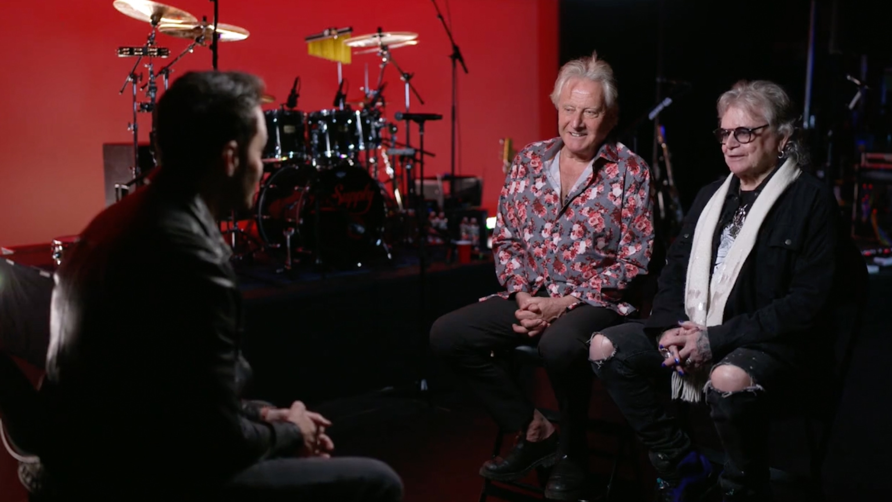 PHOTO: Air Supply members Graham Russell and Russell Hitchcock sit down with ABC News' Phil Lipof for an interview.