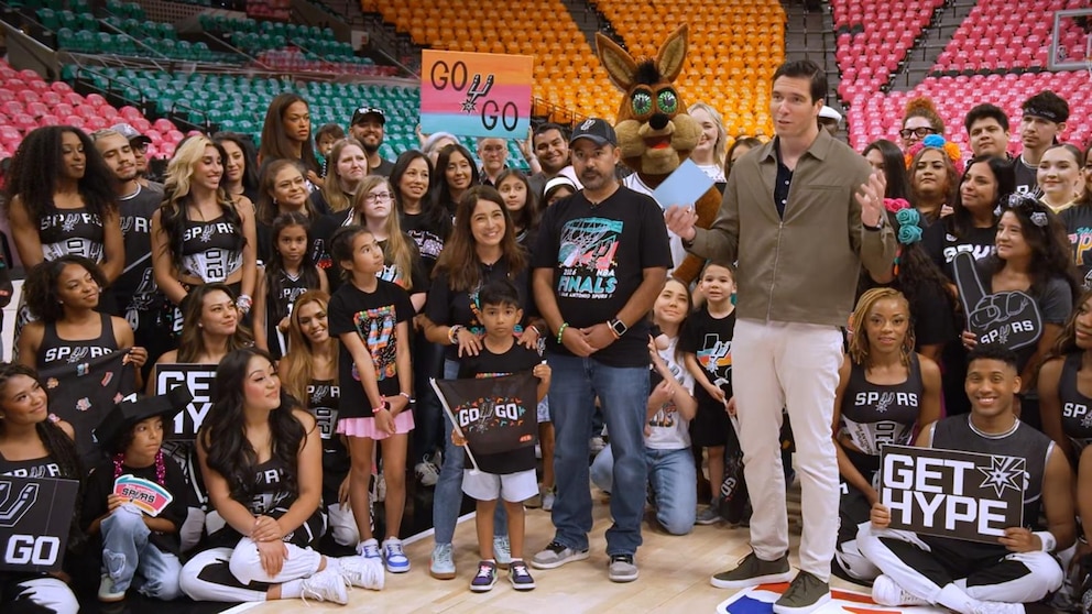 WATCH:  Spurs’ super fans surprised with NBA Finals tickets
