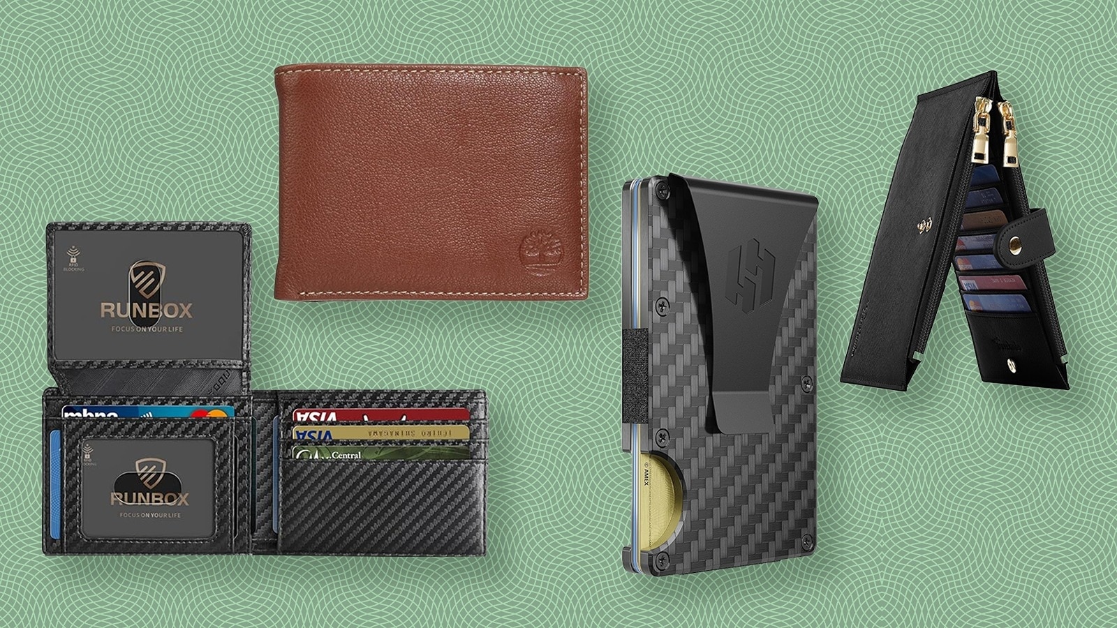 Shop top RFID wallets