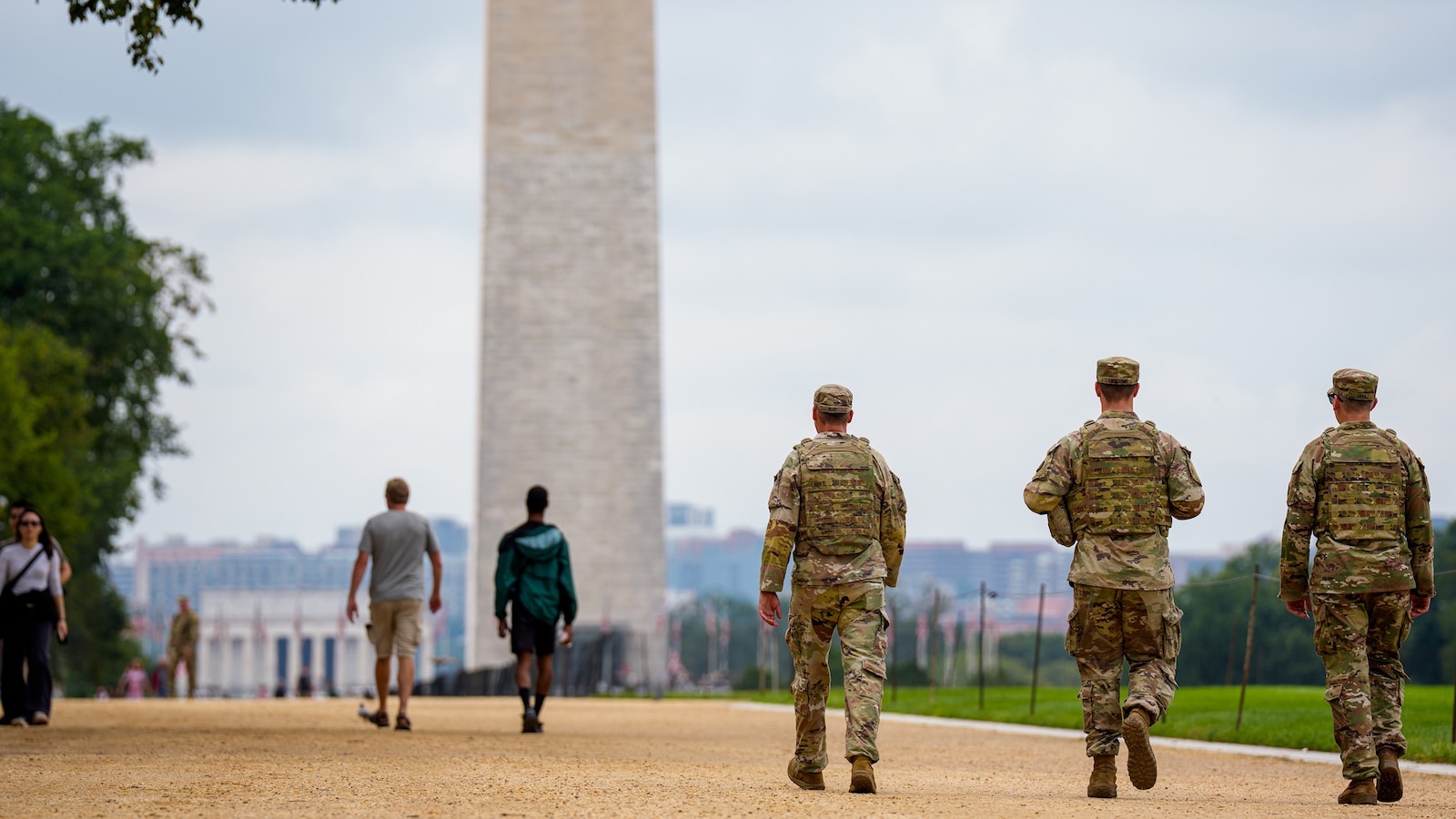 Trump says he will go out with police, military to patrol DC Thursday night