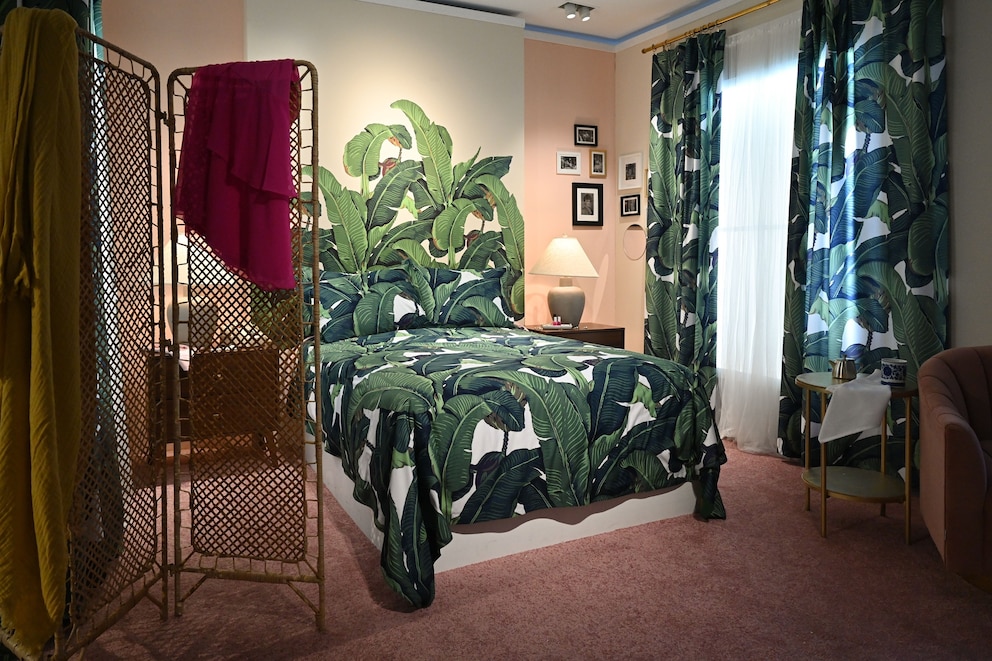 PHOTO: A view of 'Blanche's' bedroom at the 'Golden Girls Kitchen' media preview  at the South Street Seaport in New York, Dec. 6, 2022.