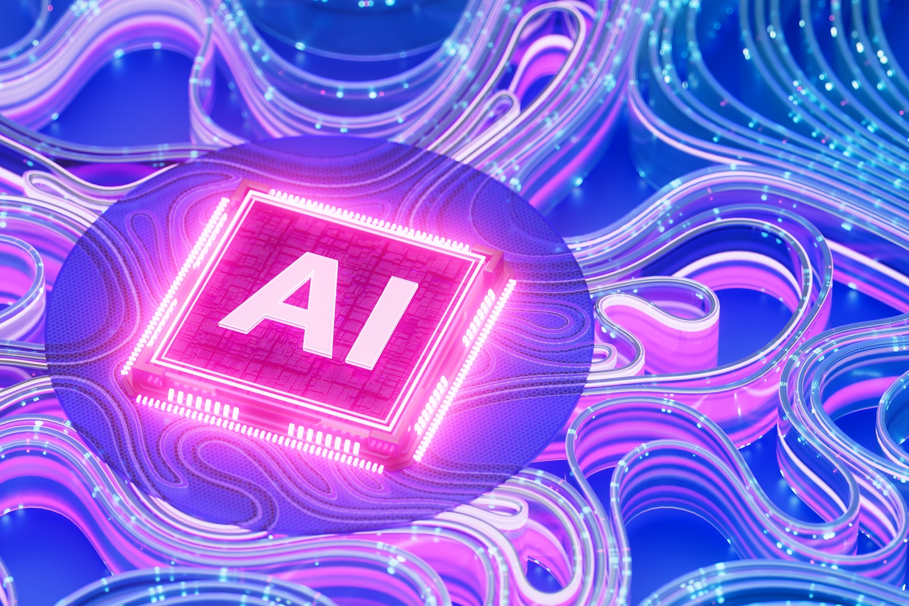 PHOTO: A digitally generated image of AI in an undated stock photo.