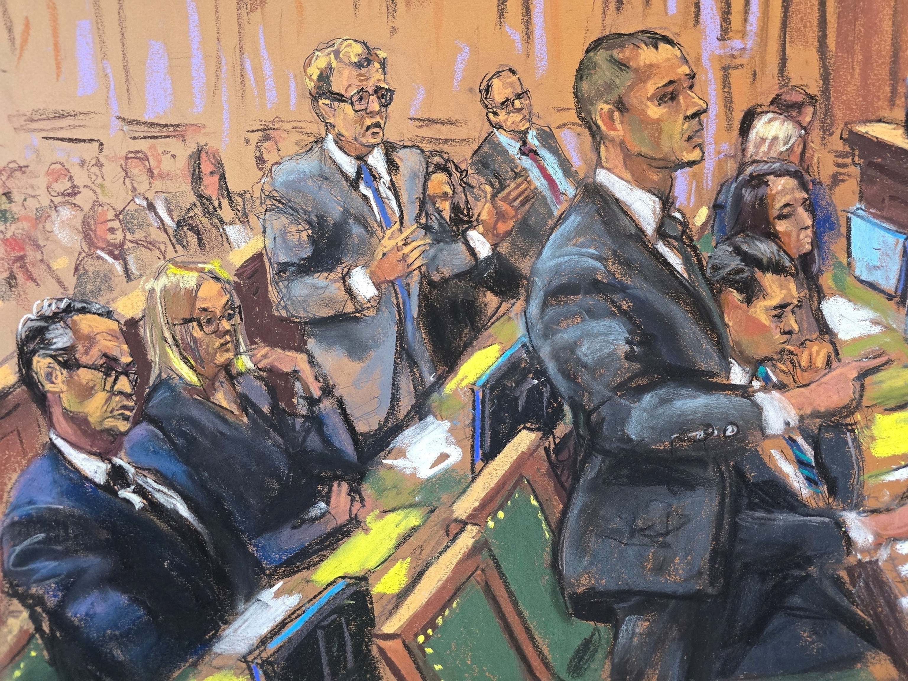 PHOTO: Pretrial hearing in Baldoni and Lively case at the United States District Court in New York City