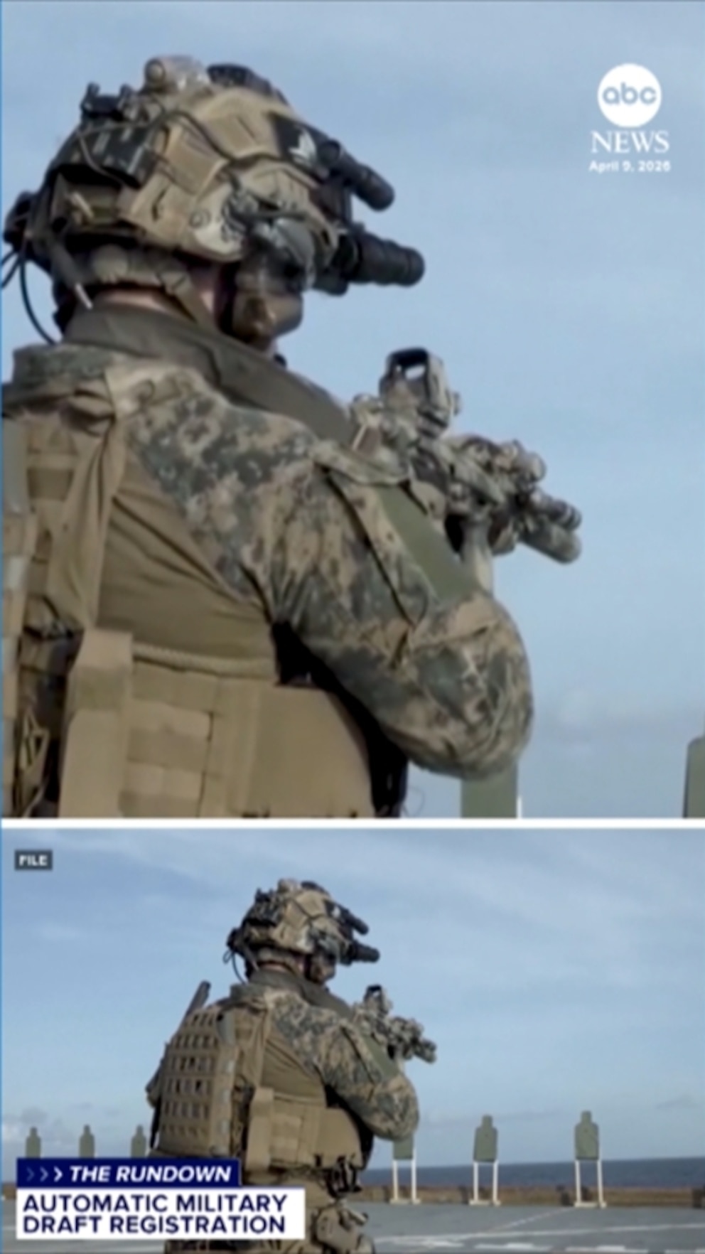 WATCH:  Young men in U.S. to be automatically registered into military draft