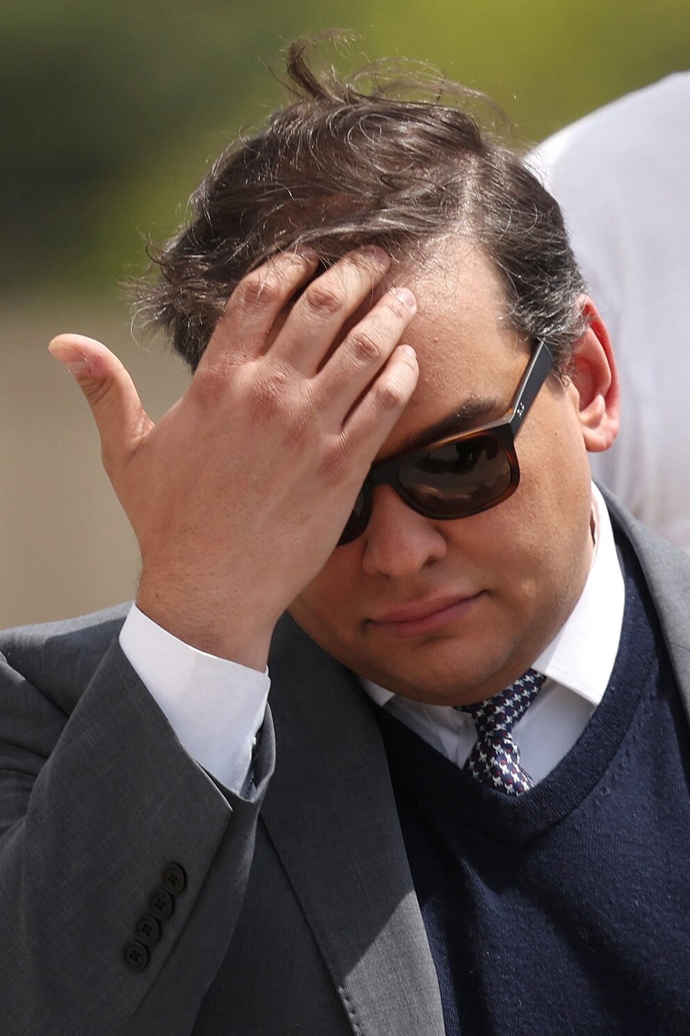 PHOTO: George Santos corruption trial at the Central Islip Federal Courthouse