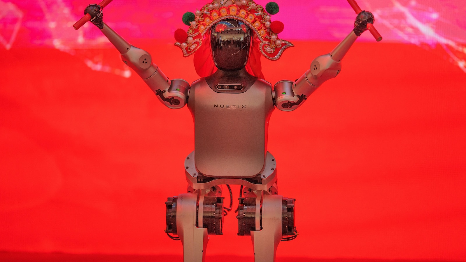 People — and robots — are getting ready to celebrate the Lunar New Year in China