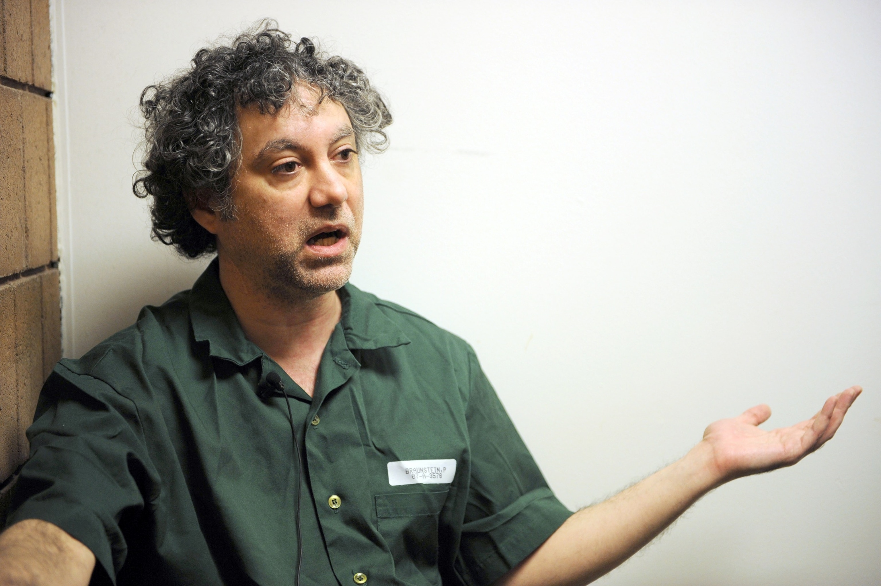 PHOTO: Convicted sex offender Peter Braunstein sits down for an interview with the Daily News in 2008 at the Clinton Correctional Facility in Dannemora, New York.